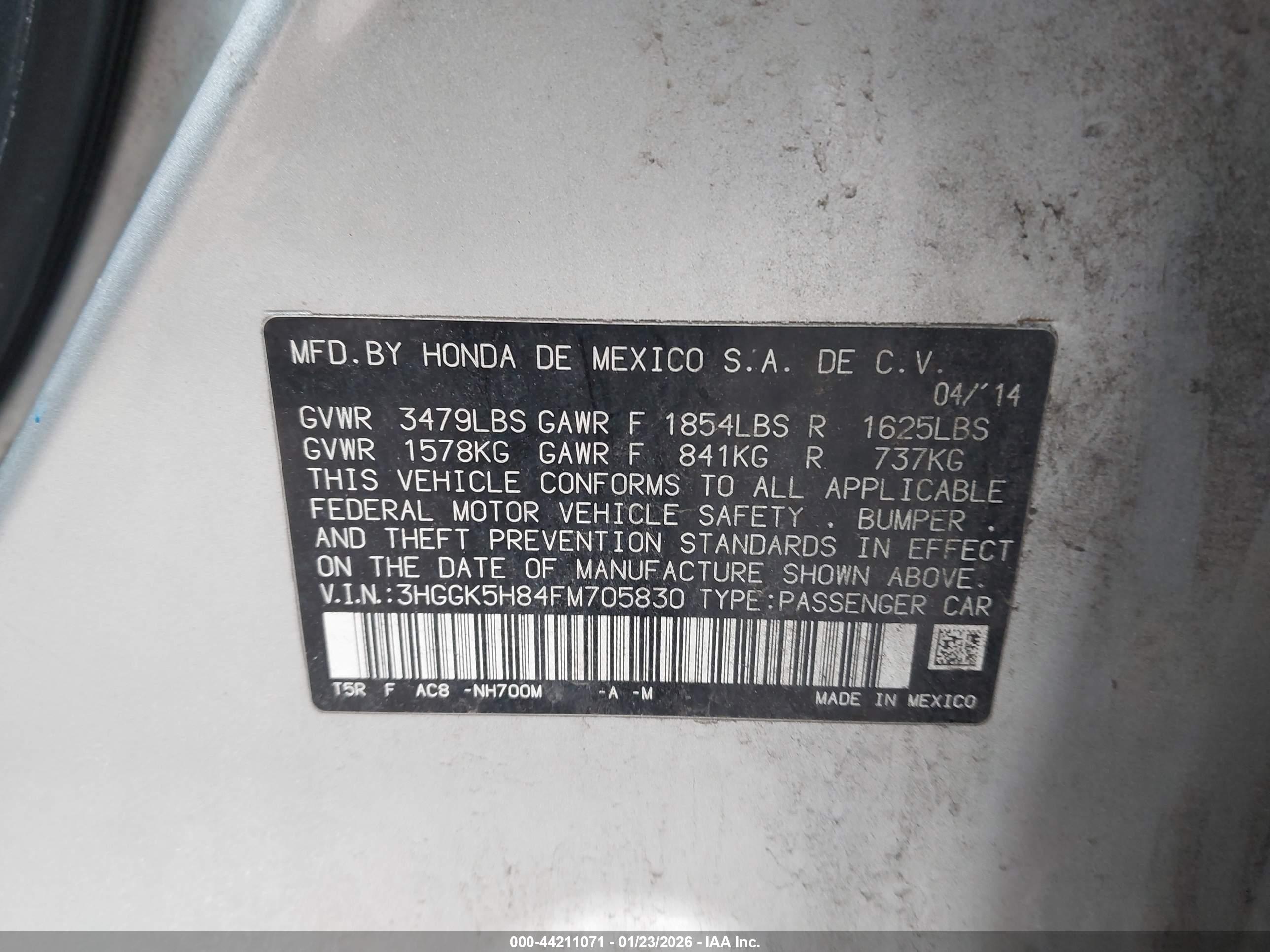 HONDA FIT image 9