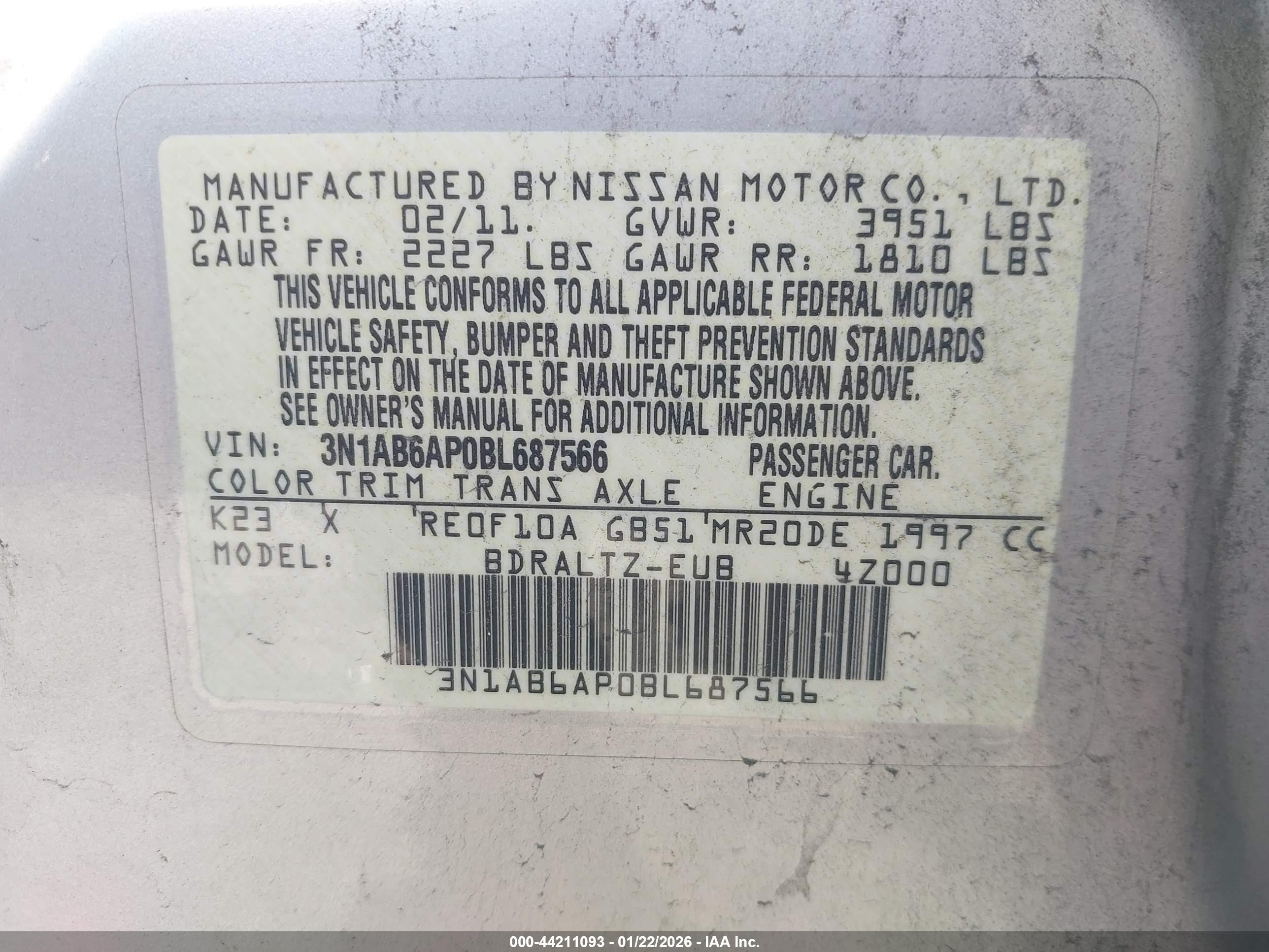 NISSAN SENTRA image 9