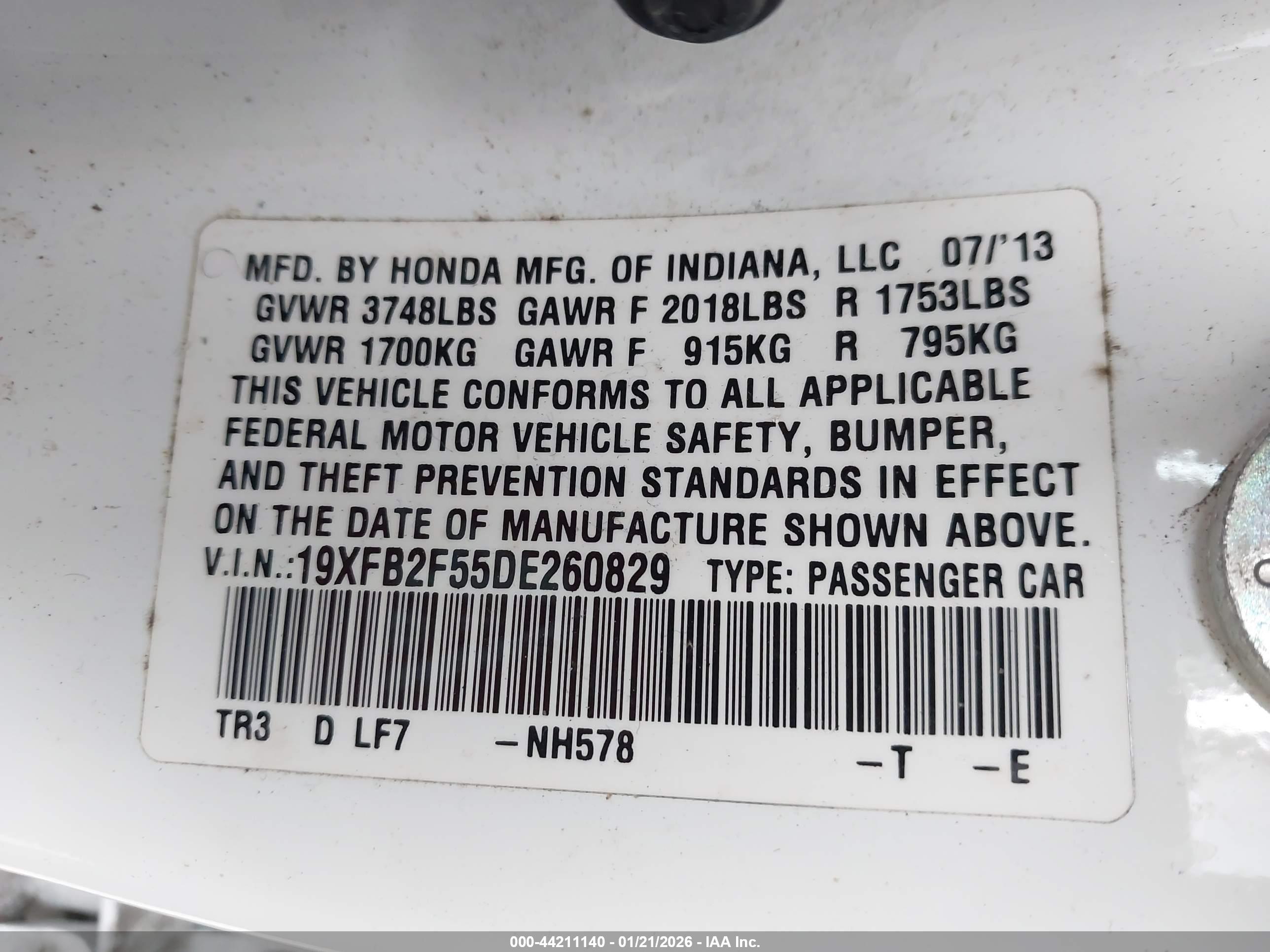 HONDA CIVIC image 9