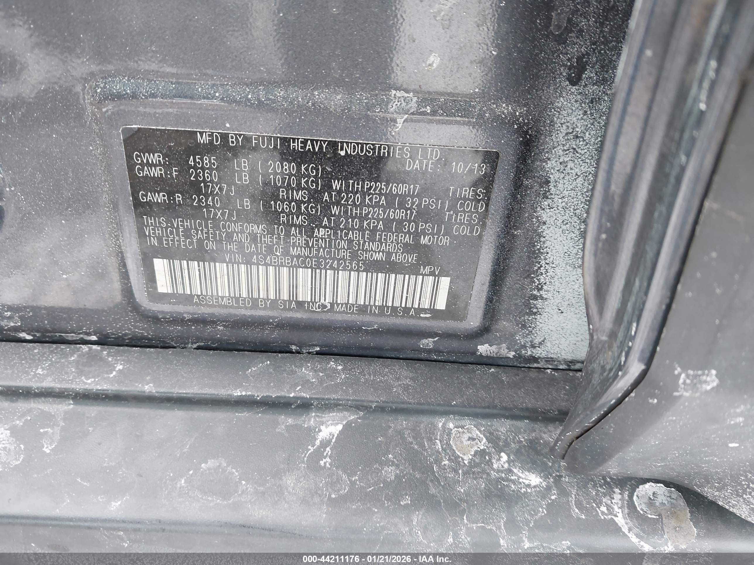 SUBARU OUTBACK image 9