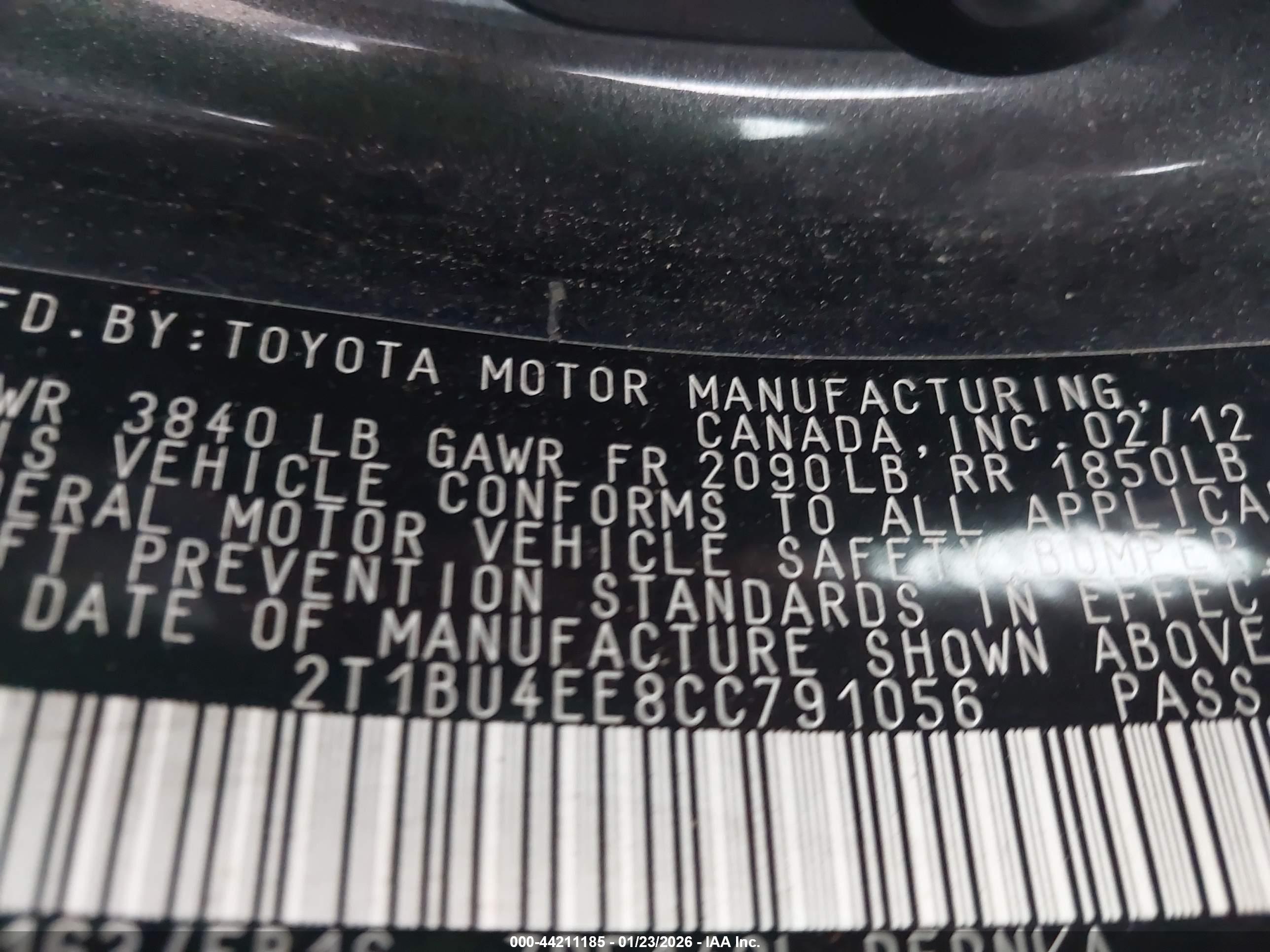 TOYOTA COROLLA image 9