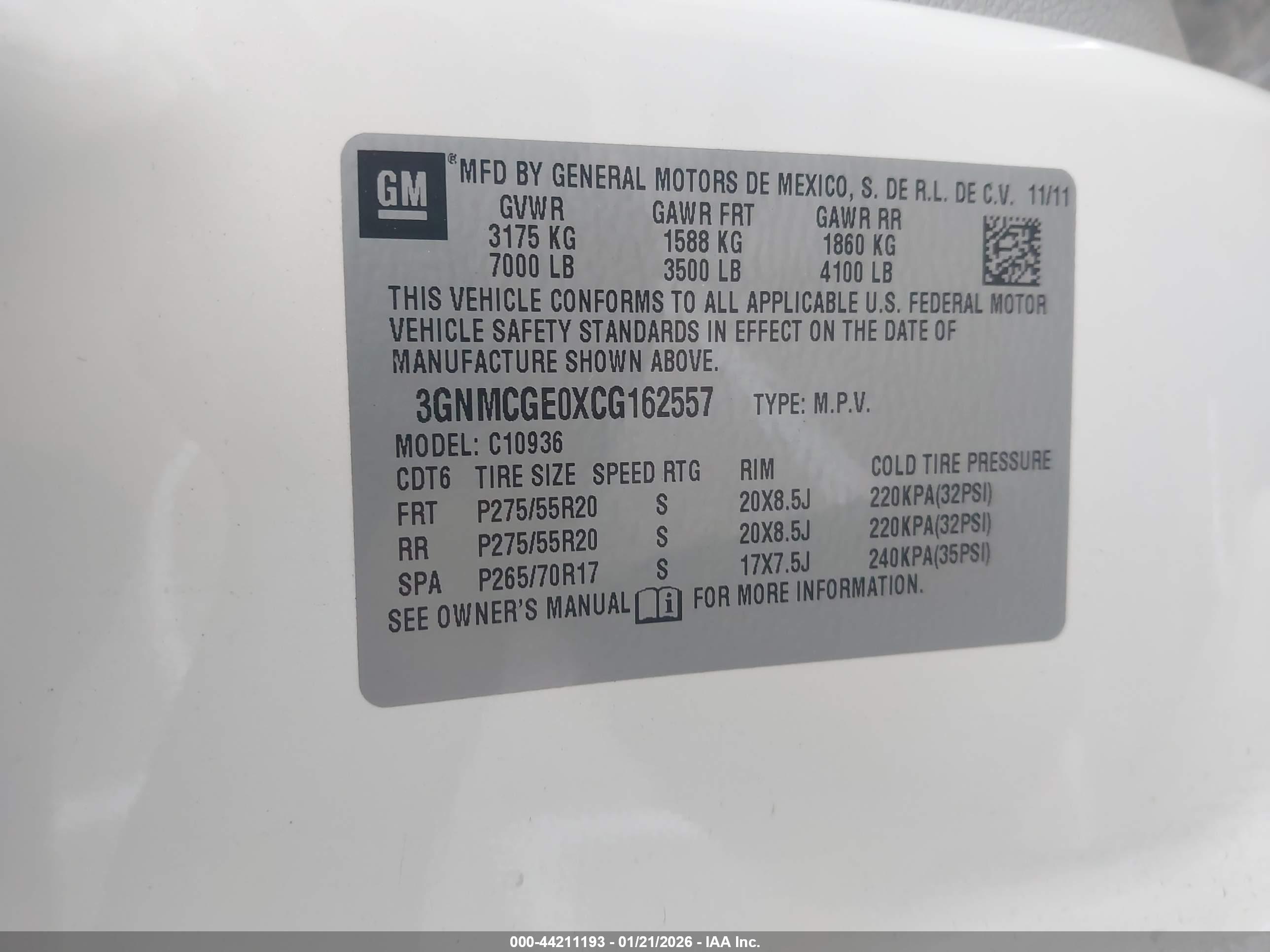 CHEVROLET AVALANCHE image 9
