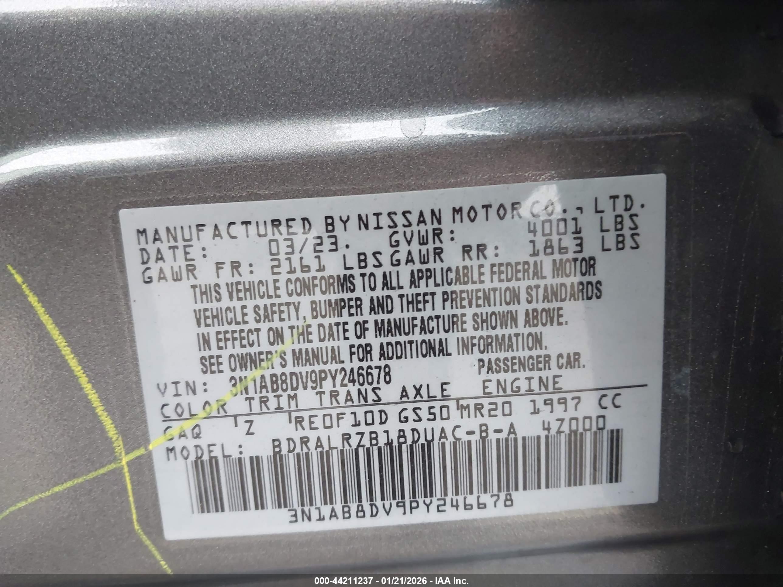 NISSAN SENTRA image 9