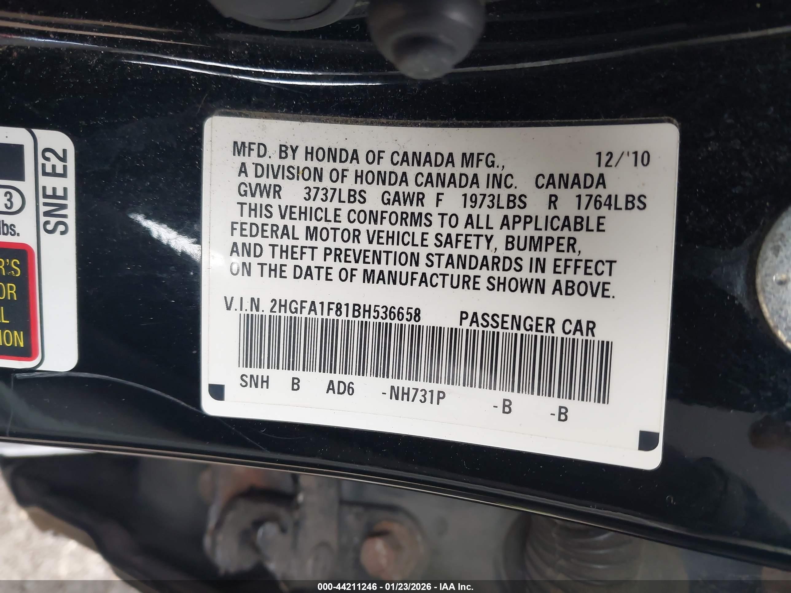 HONDA CIVIC image 9