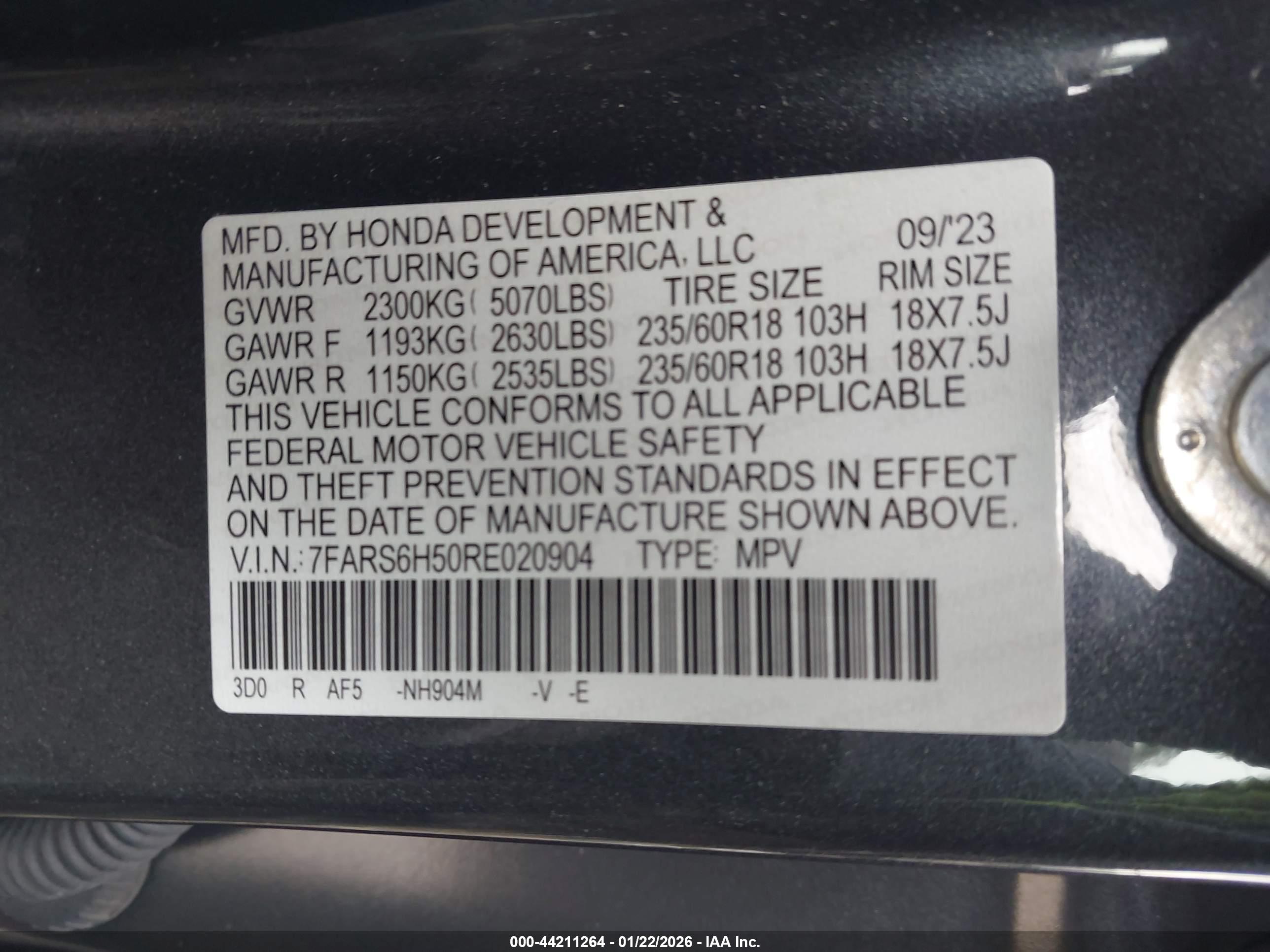 HONDA CR-V image 9