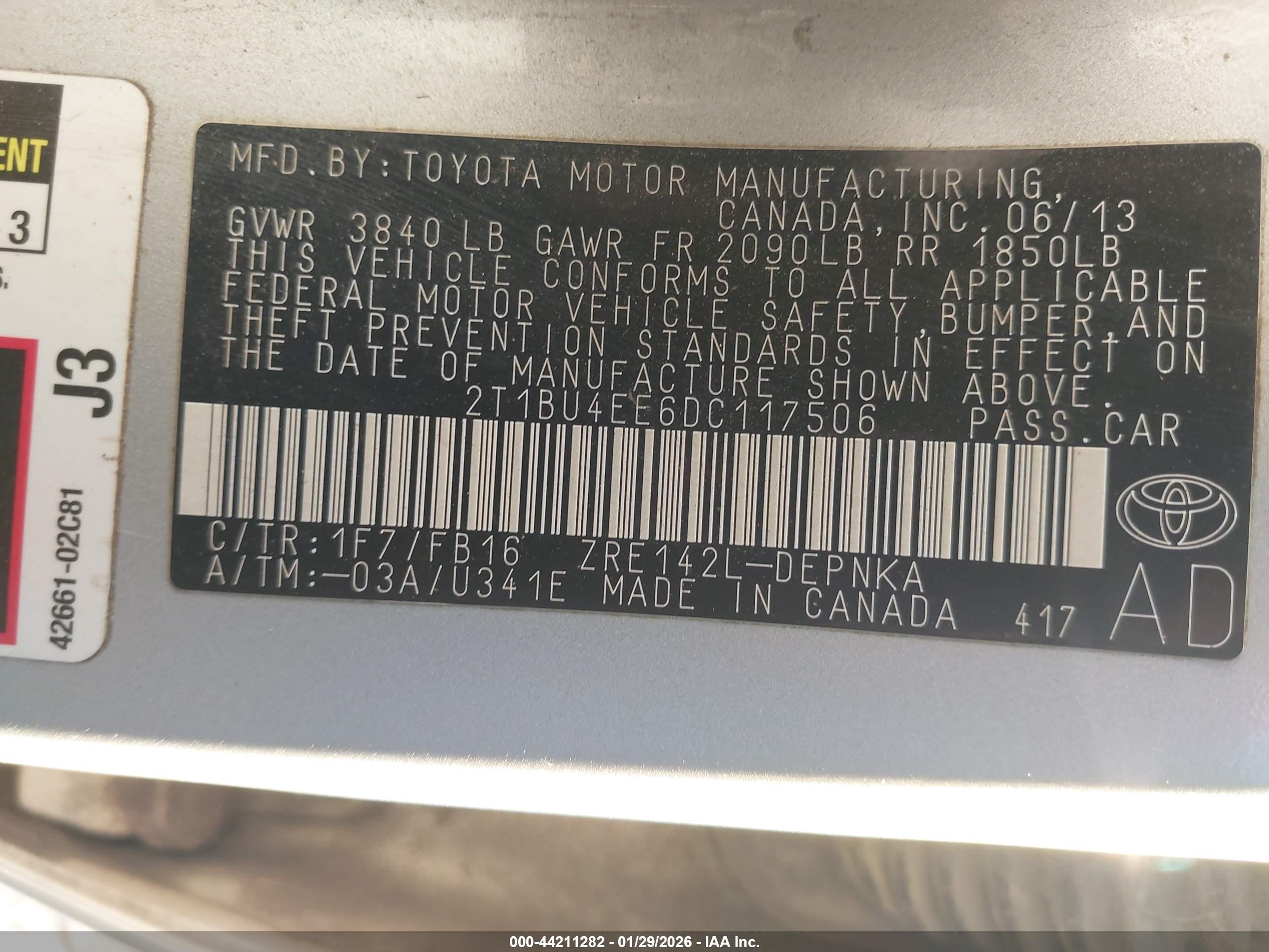 TOYOTA COROLLA image 9