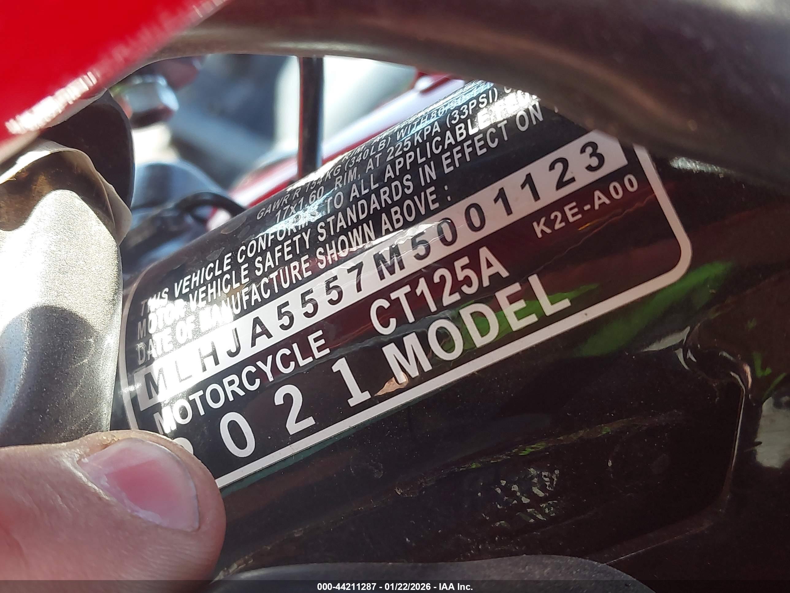 HONDA CT125 image 10