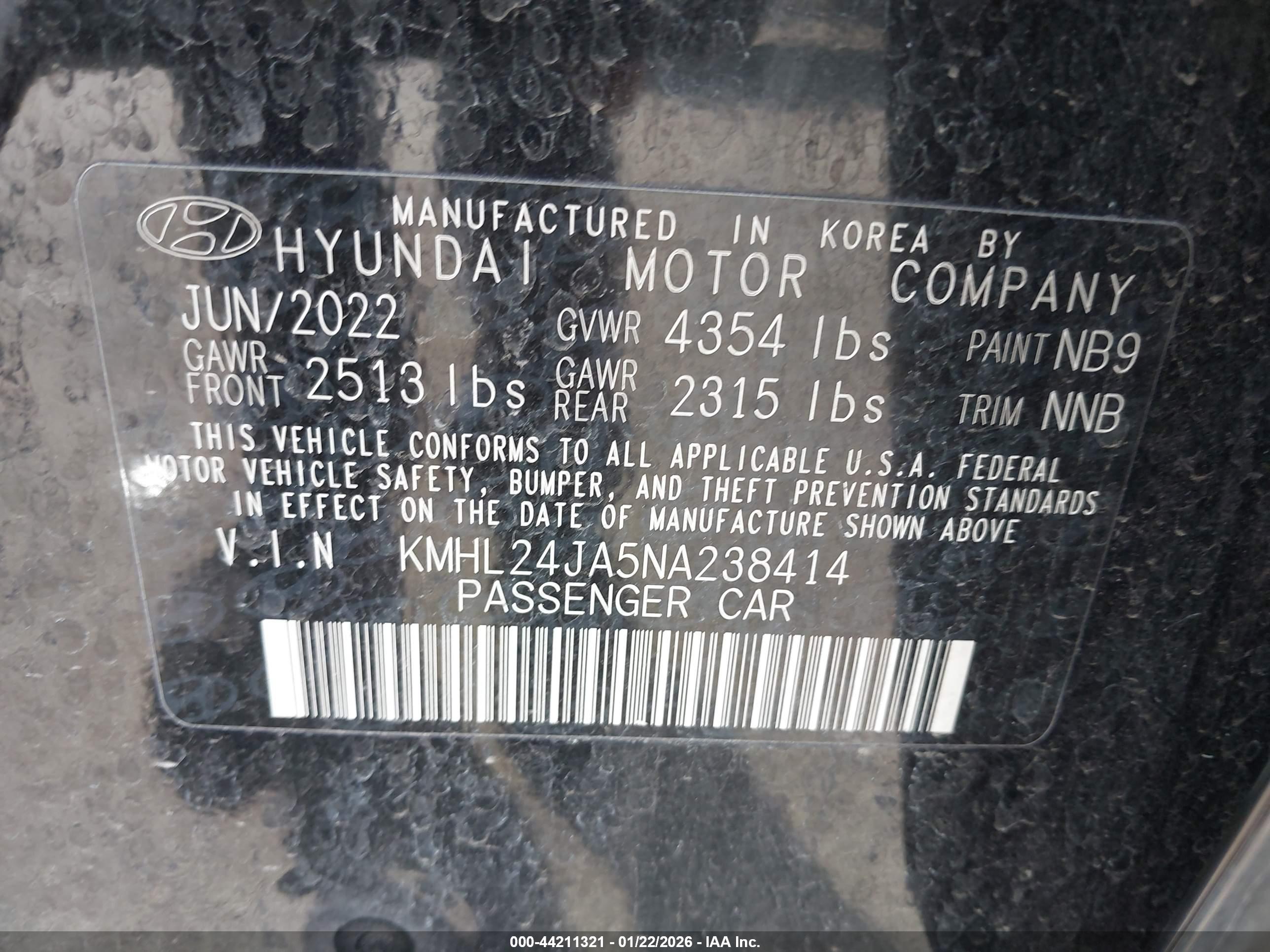 HYUNDAI SONATA image 9