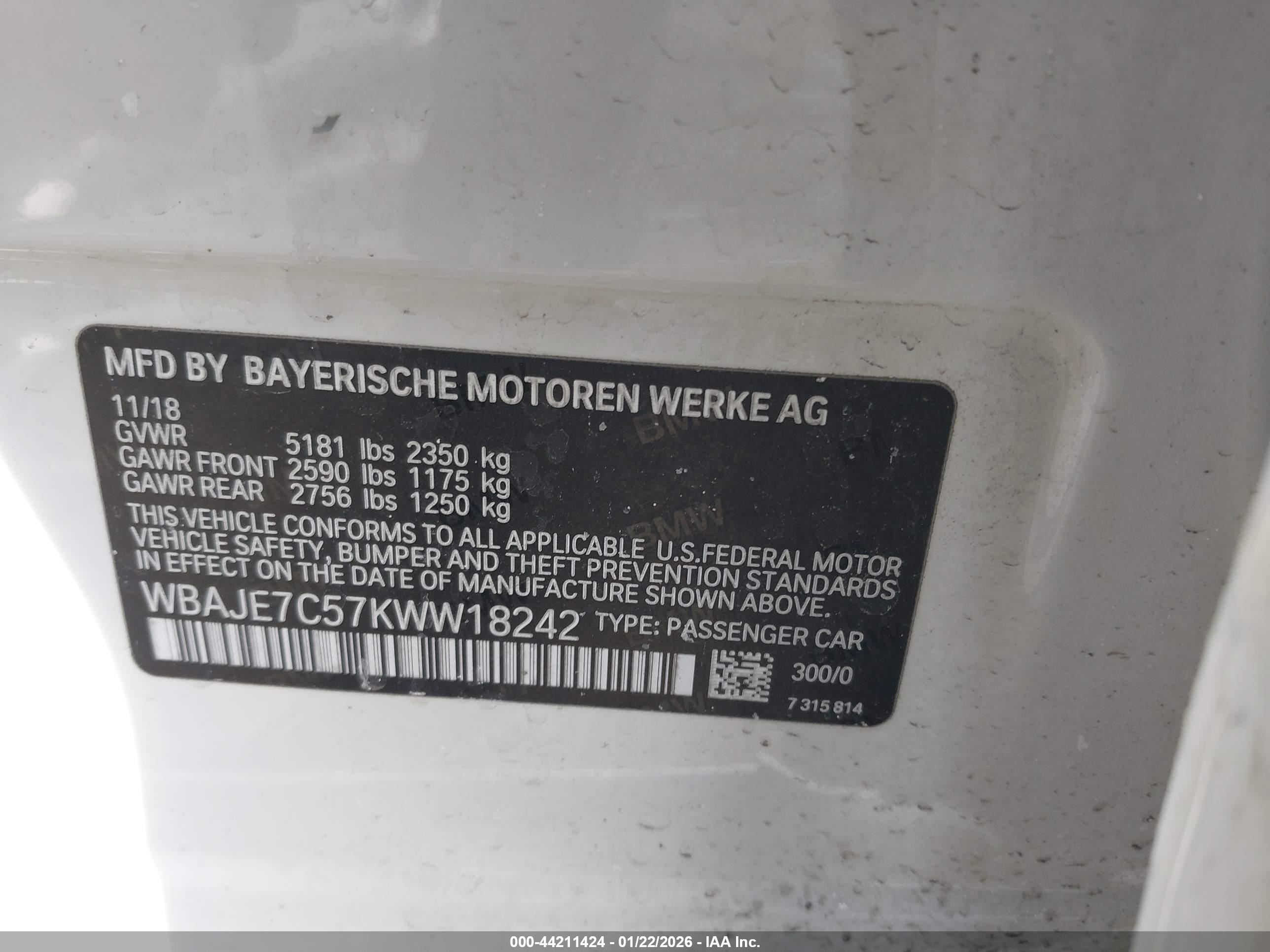 BMW 540I image 9
