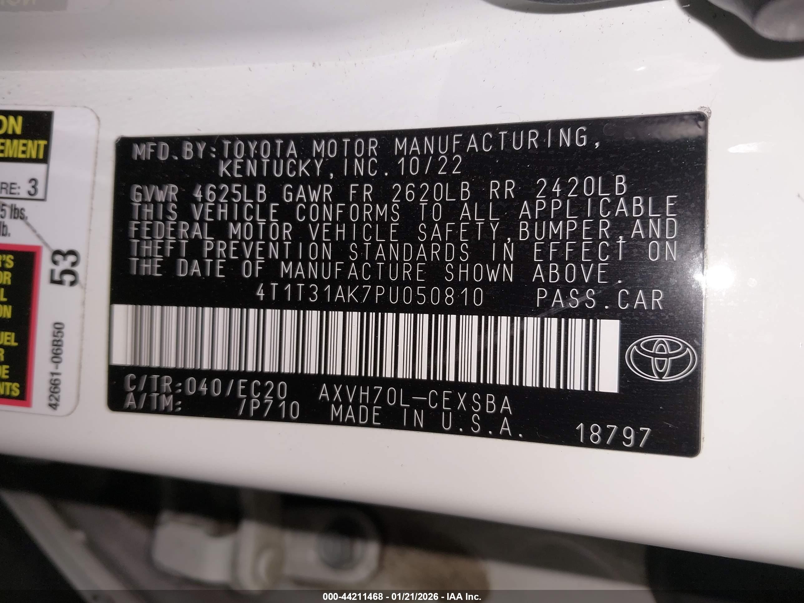 TOYOTA CAMRY image 9