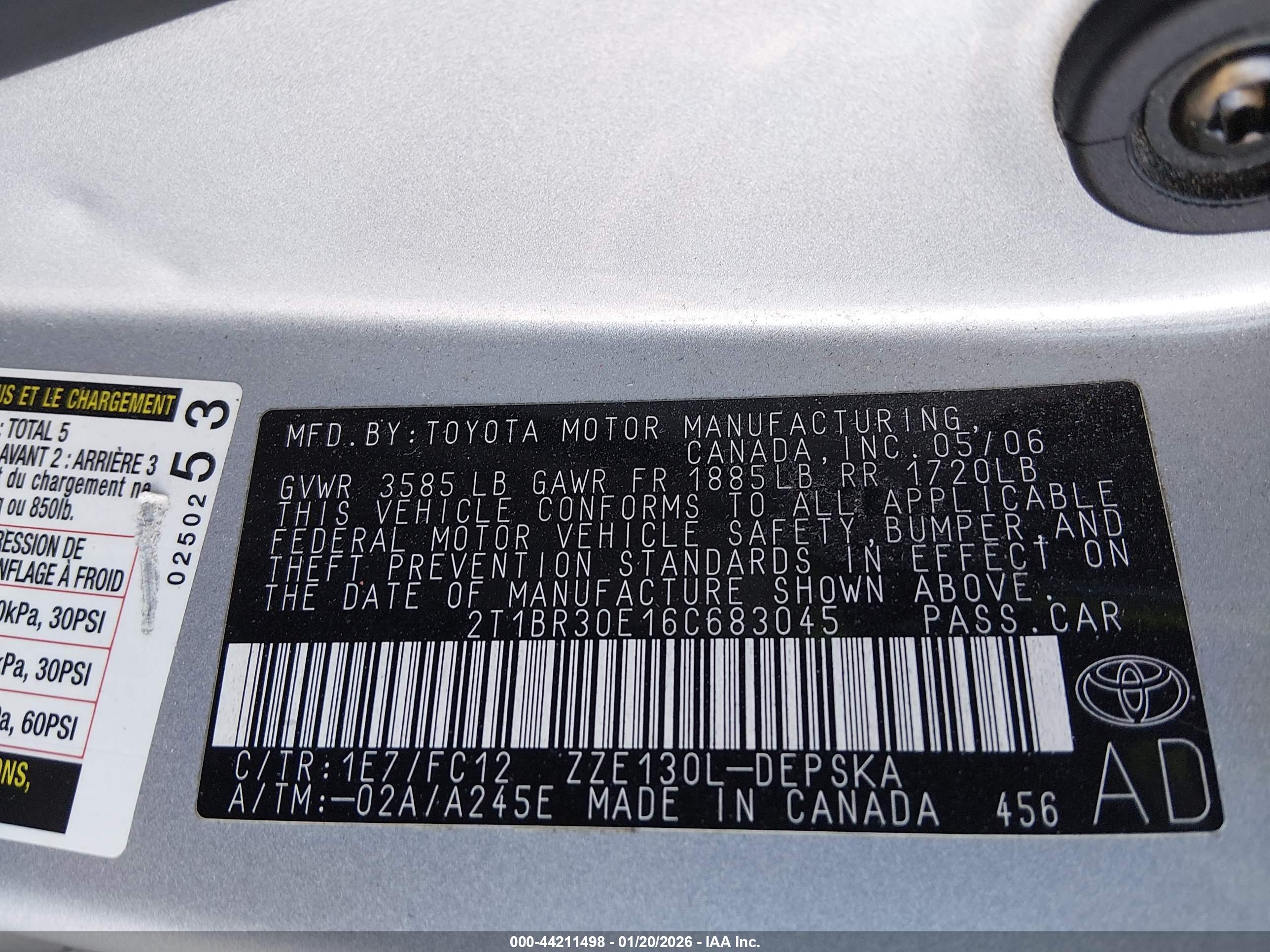 TOYOTA COROLLA image 9