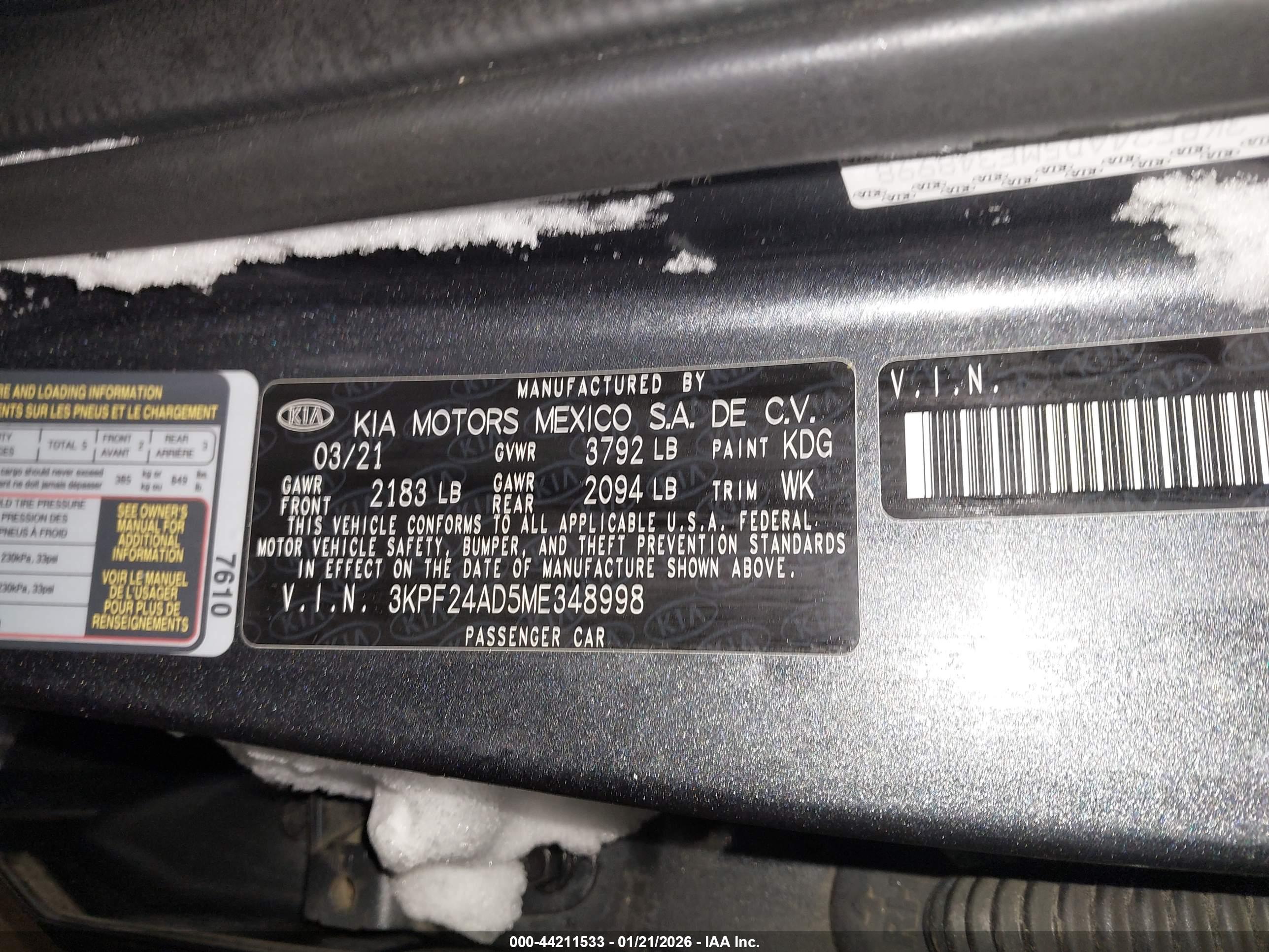 KIA FORTE image 9