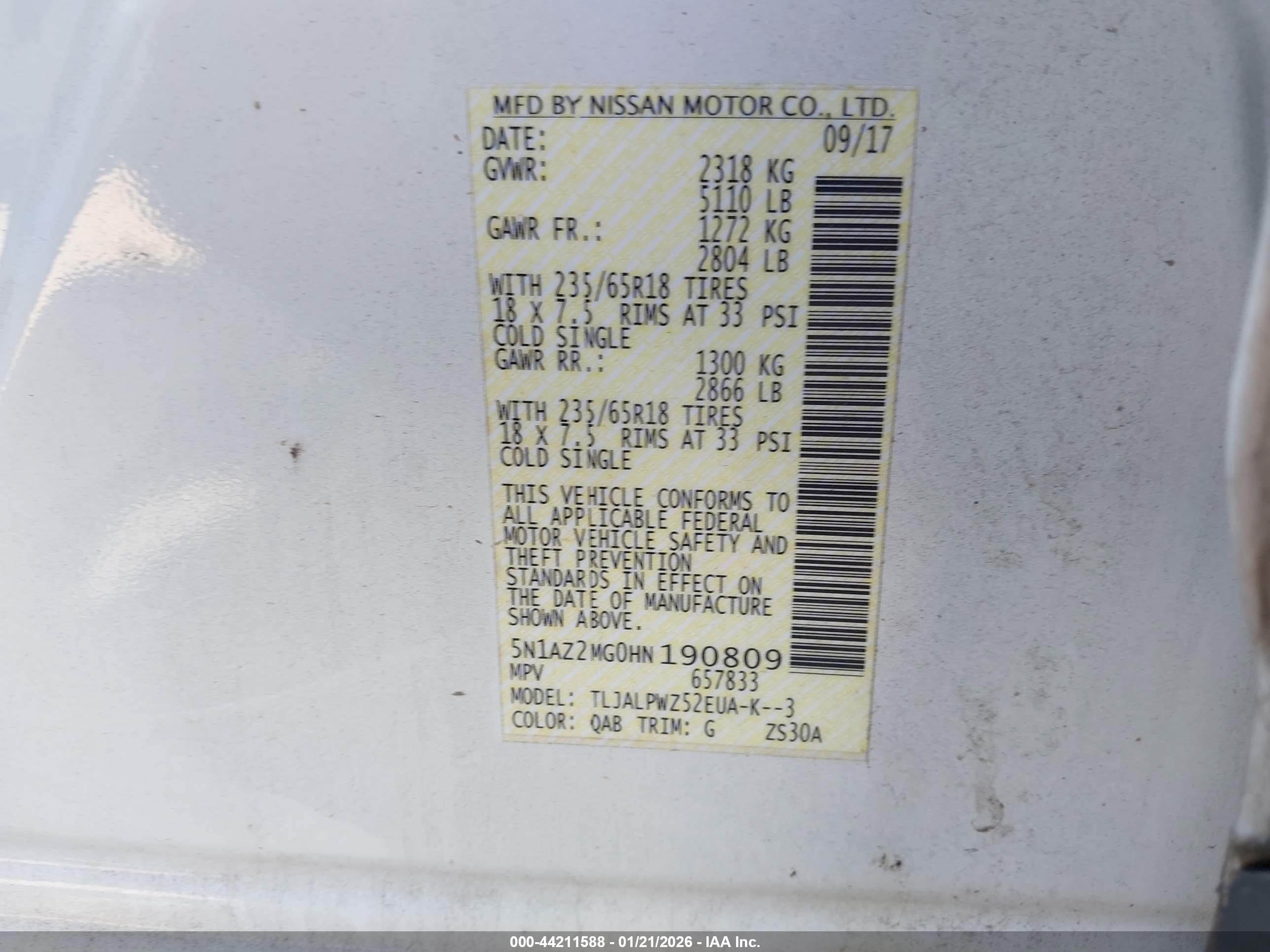 NISSAN MURANO image 9