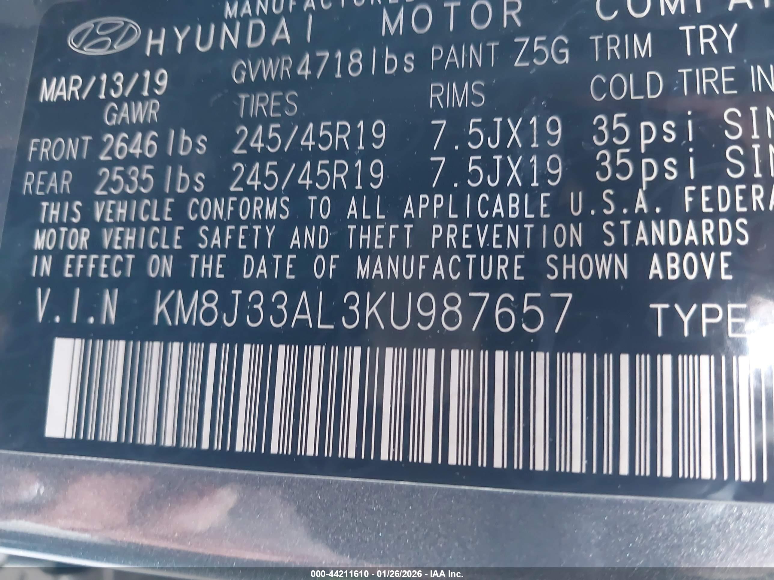 HYUNDAI TUCSON image 9