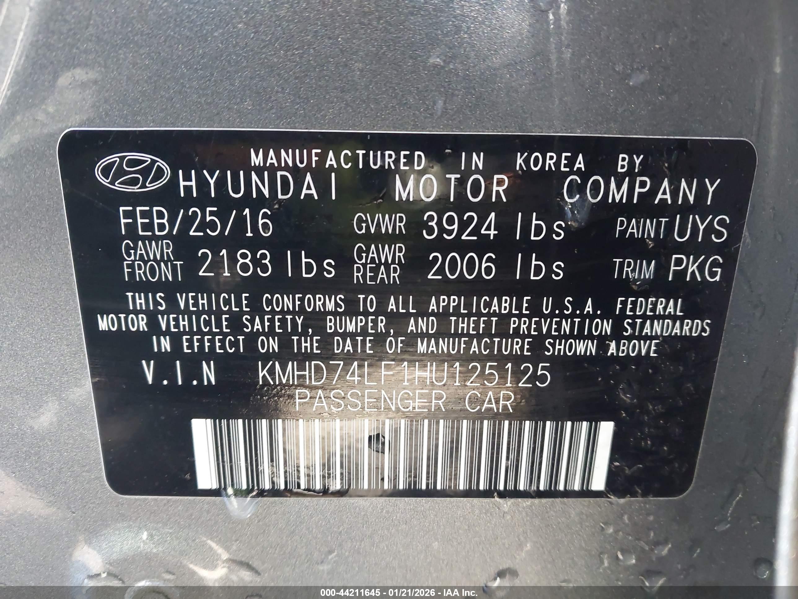 HYUNDAI ELANTRA image 9