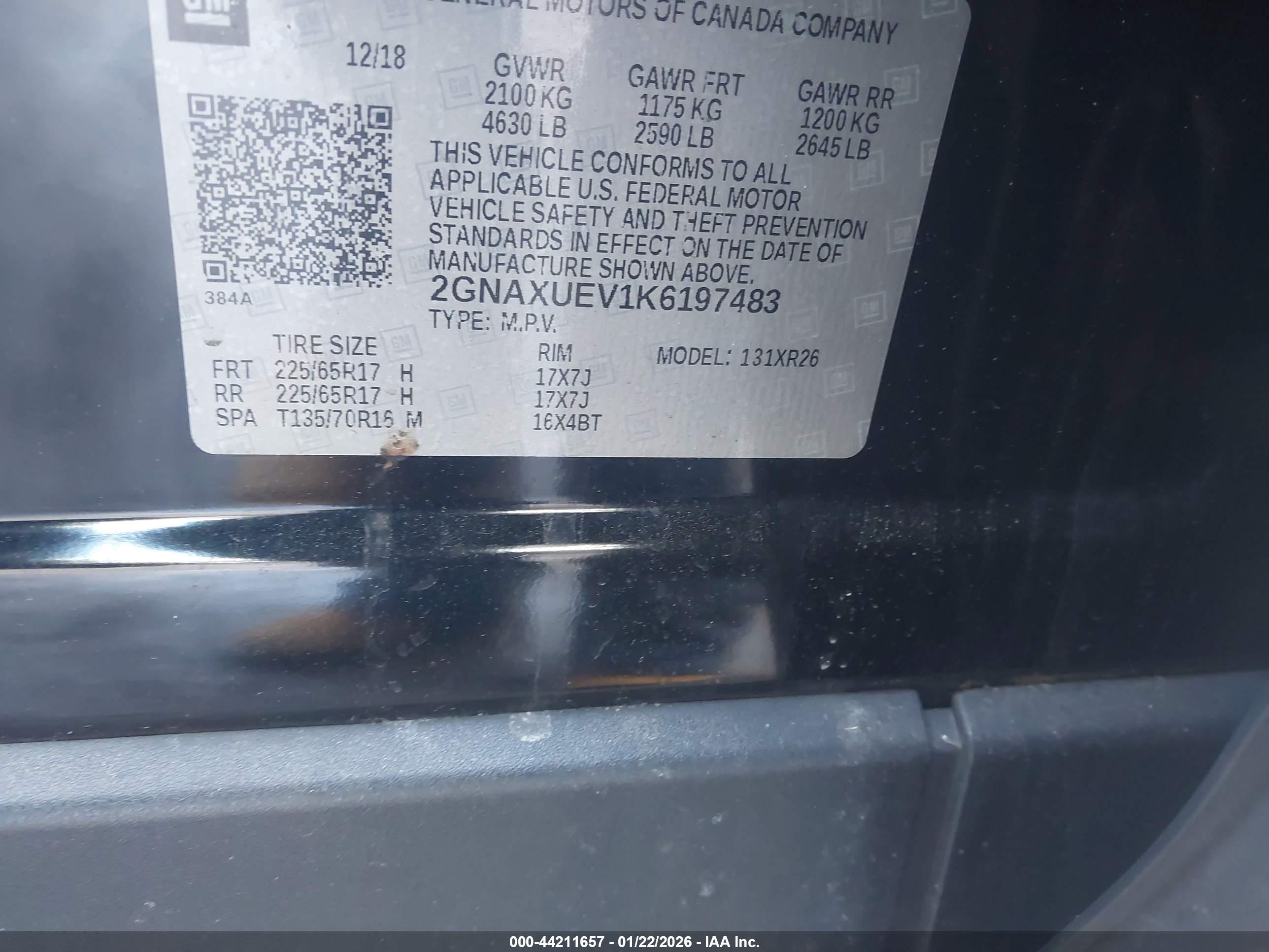 CHEVROLET EQUINOX image 9