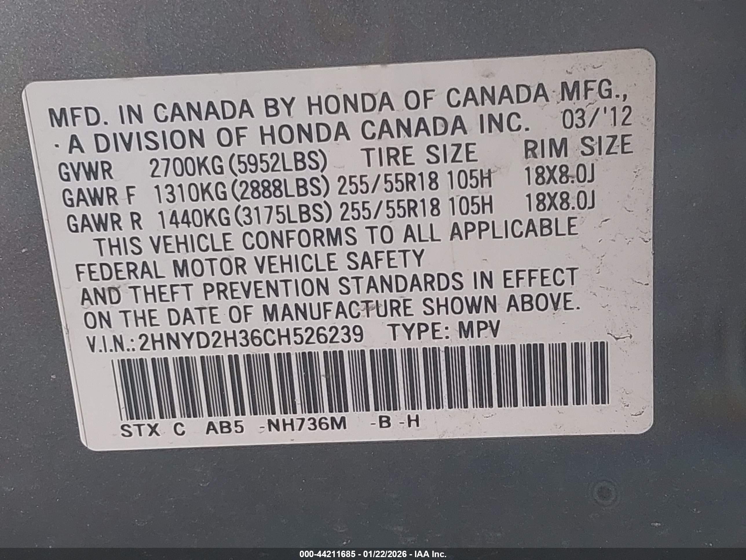 ACURA MDX image 9