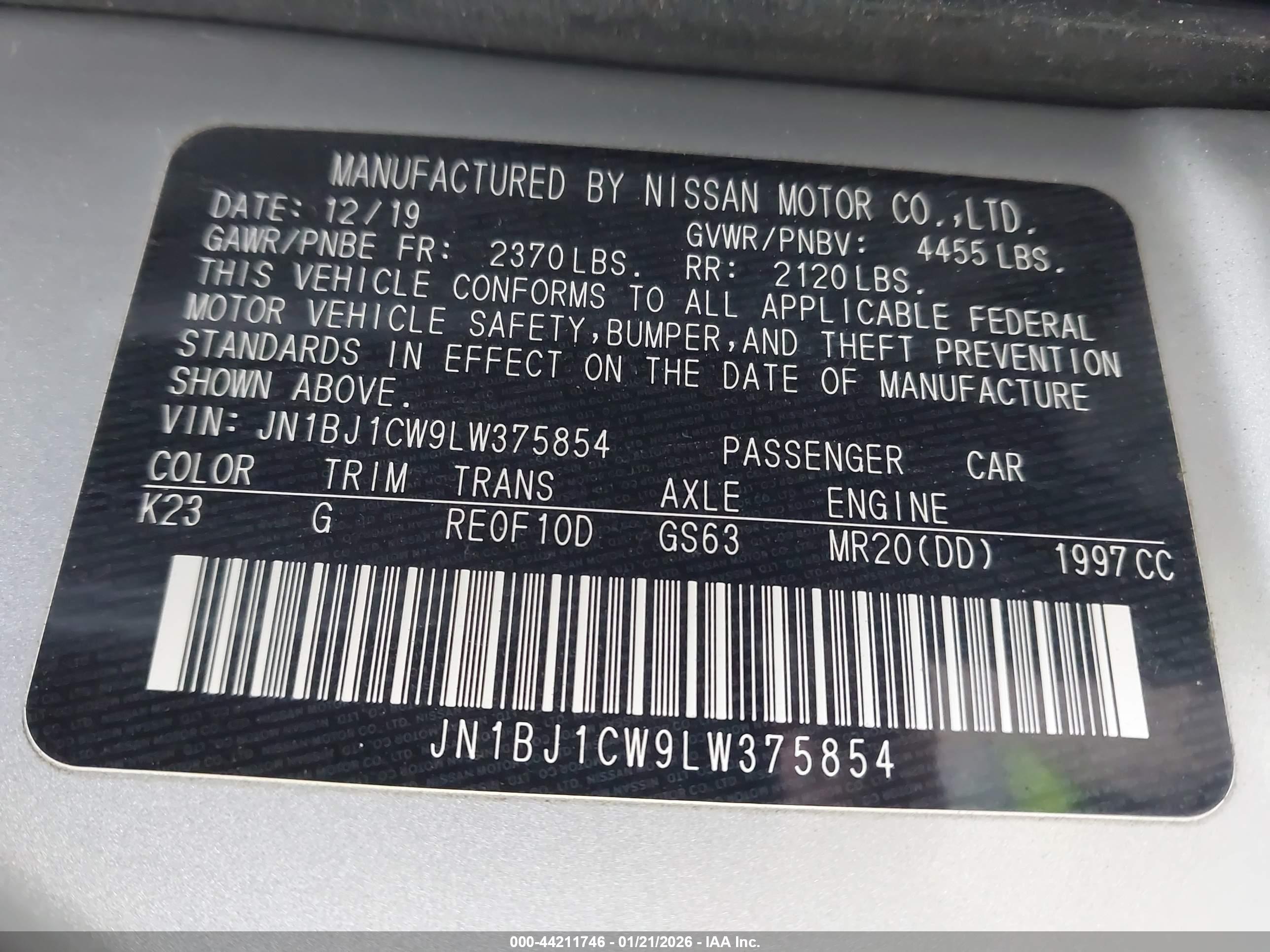 NISSAN ROGUE image 9