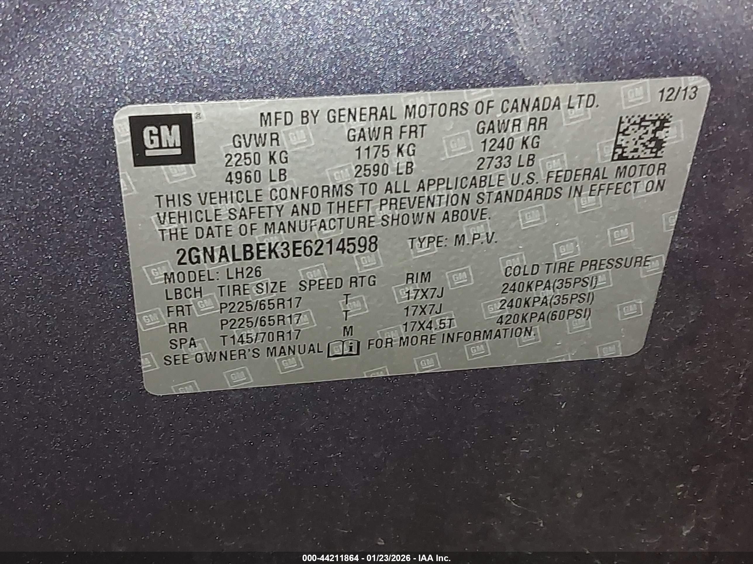 CHEVROLET EQUINOX image 9
