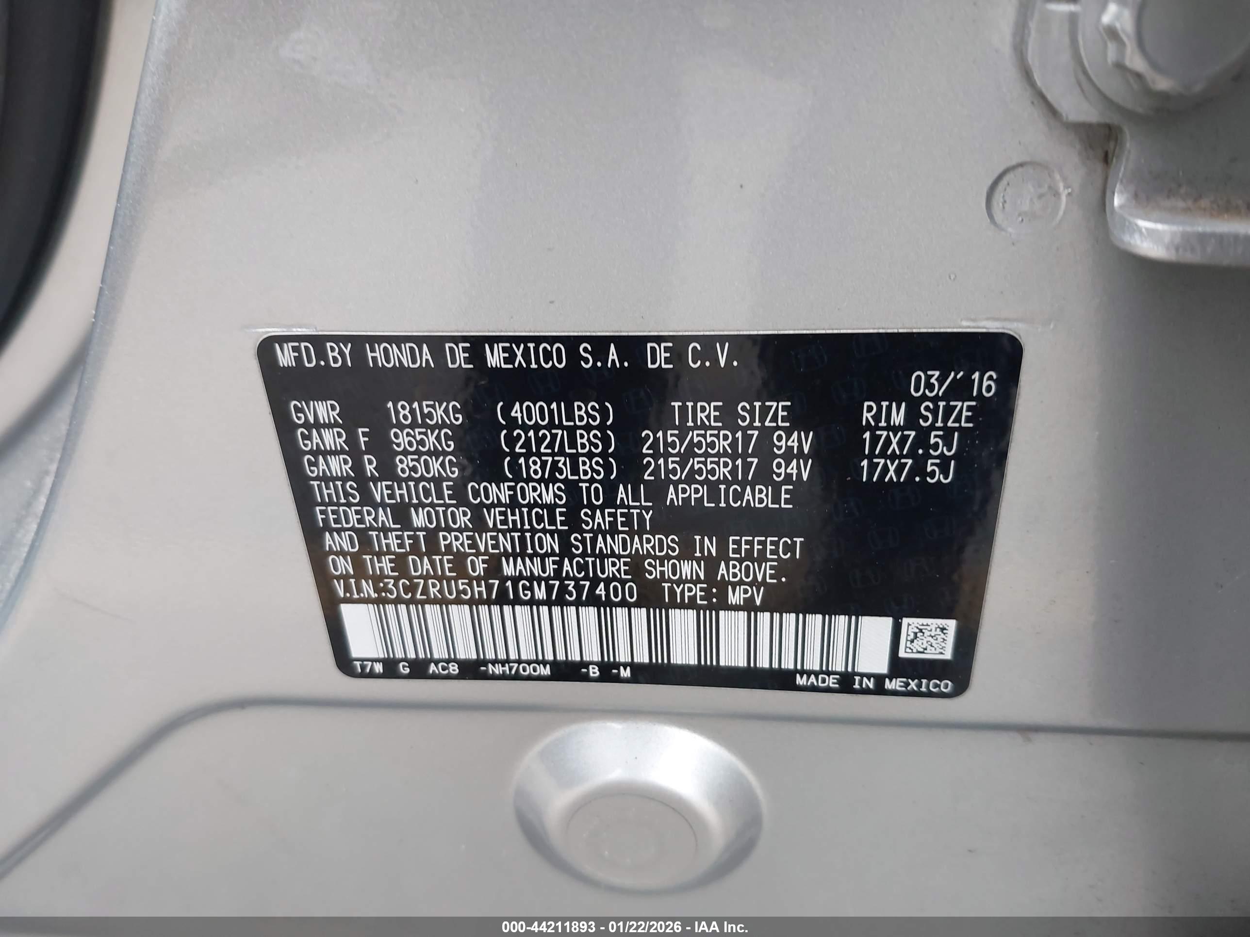 HONDA HR-V image 9