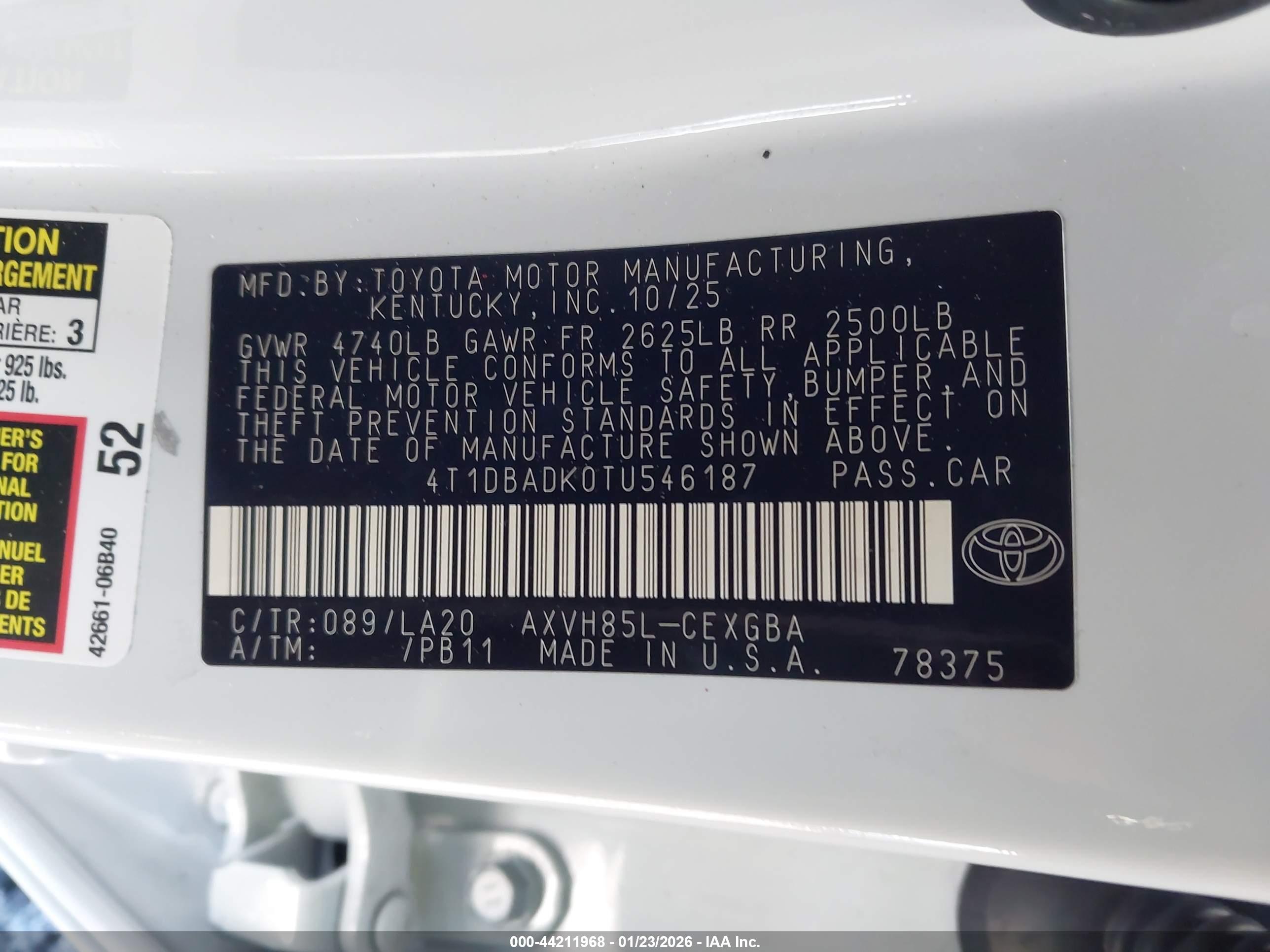 TOYOTA CAMRY image 9