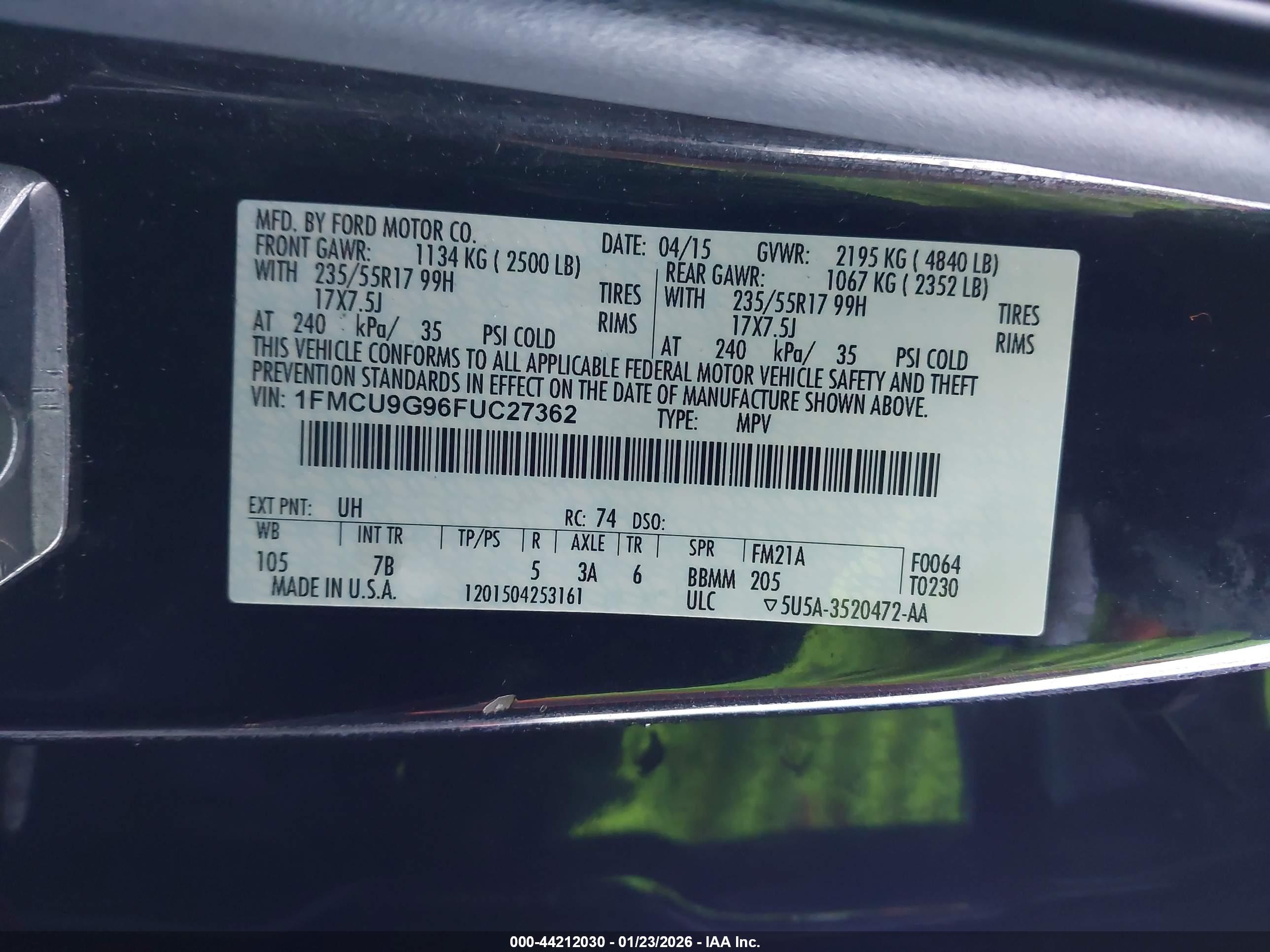 FORD ESCAPE image 9