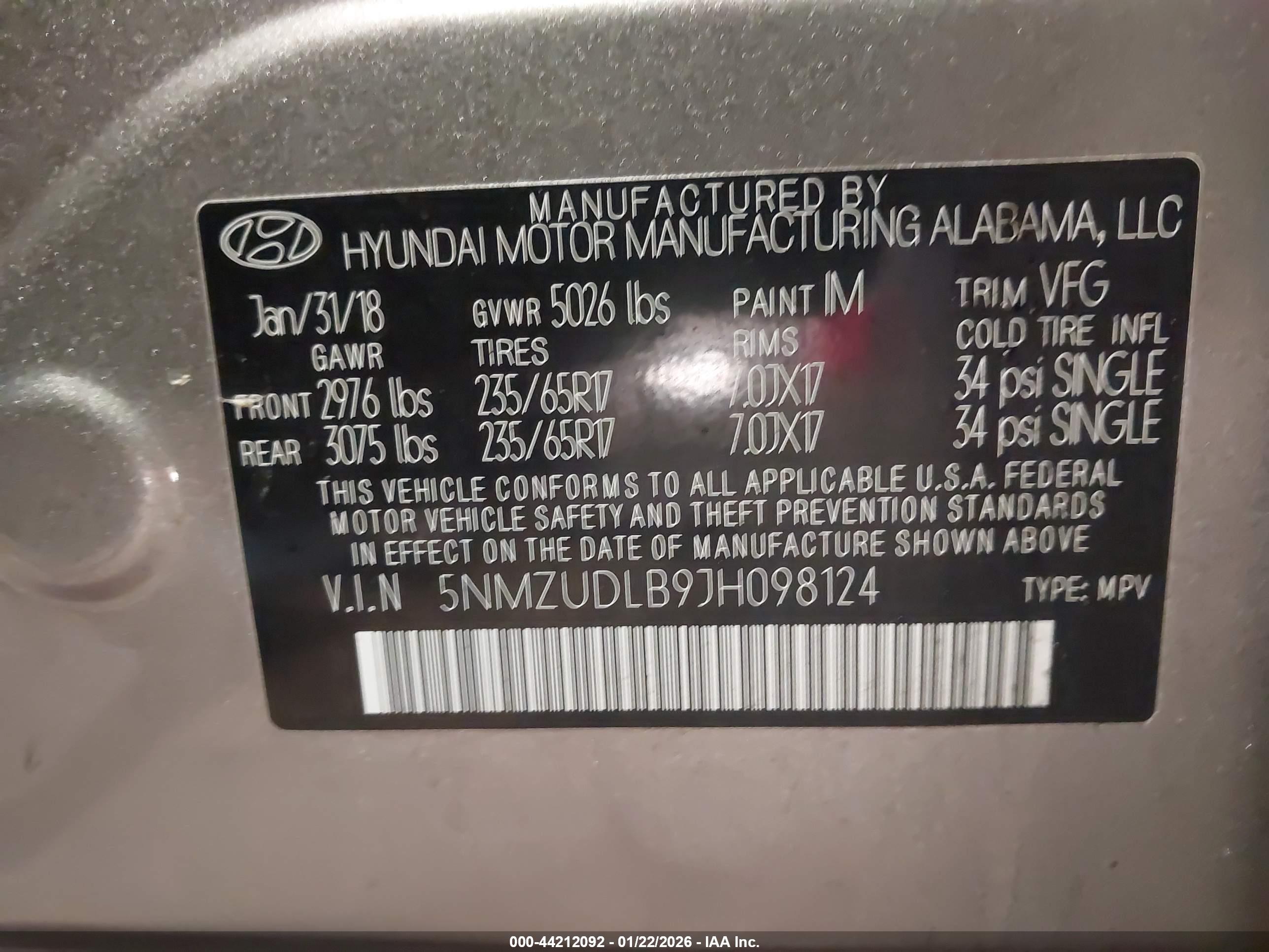 HYUNDAI SANTA image 9