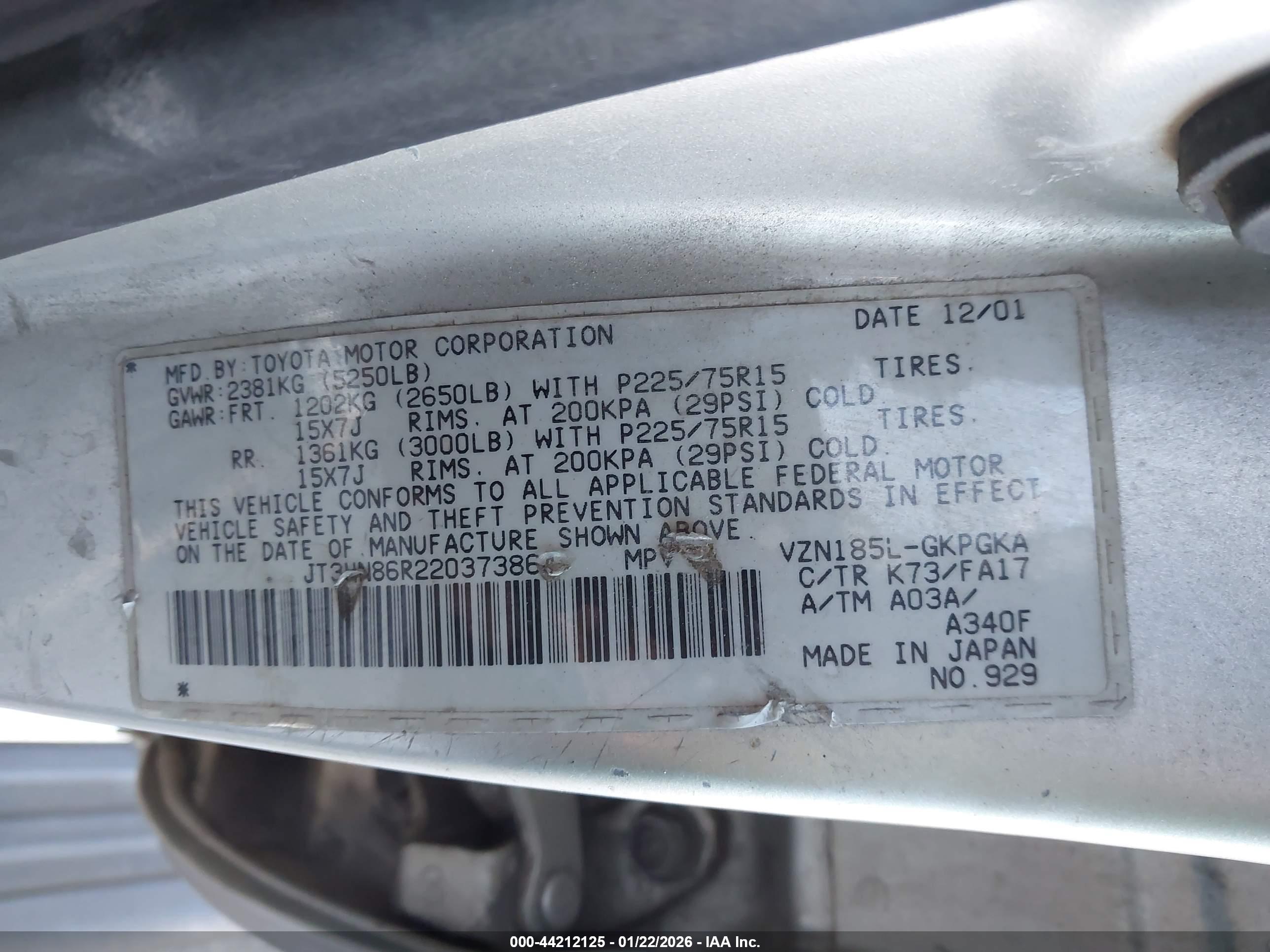 TOYOTA 4RUNNER image 9
