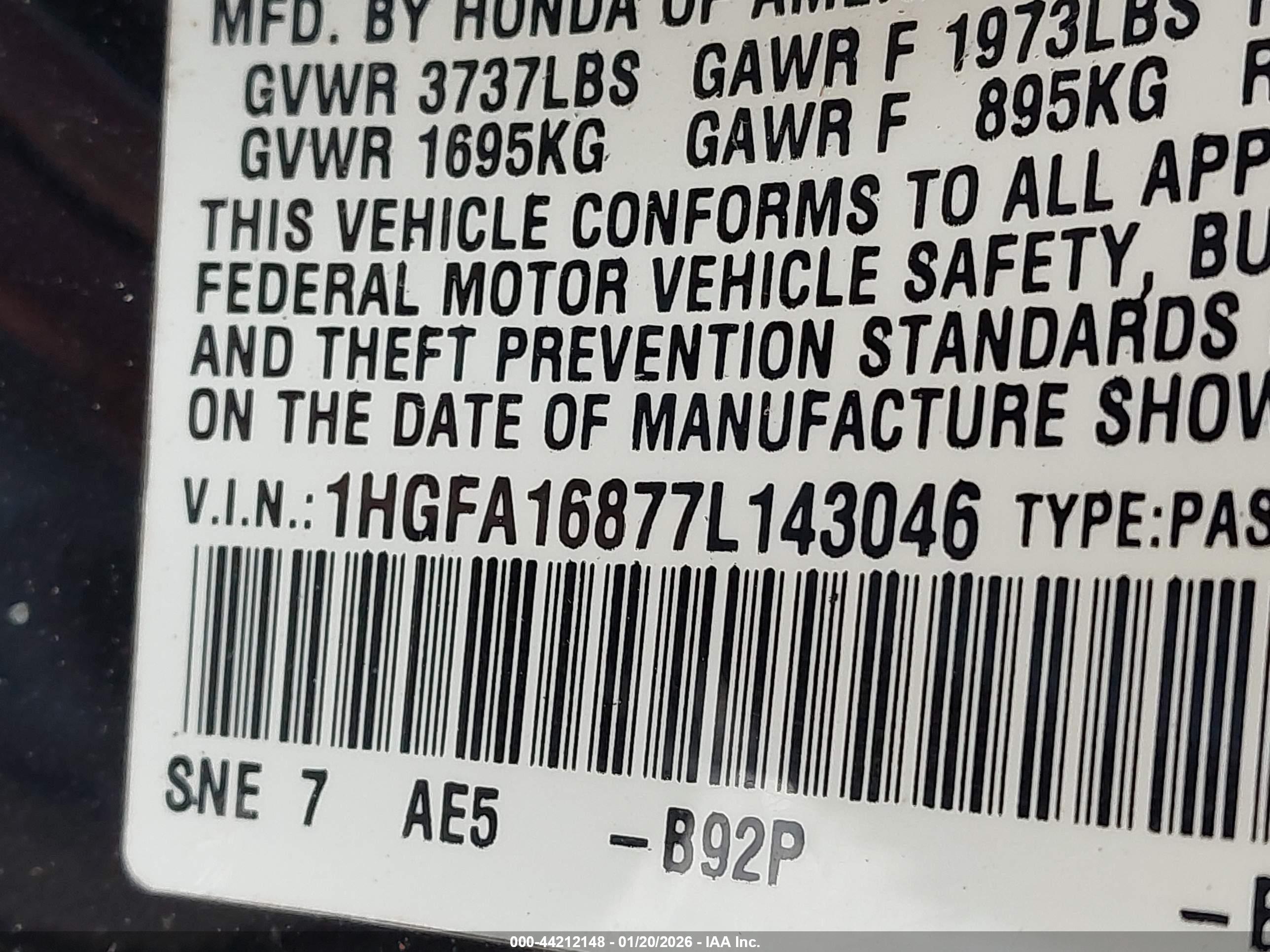 HONDA CIVIC image 9