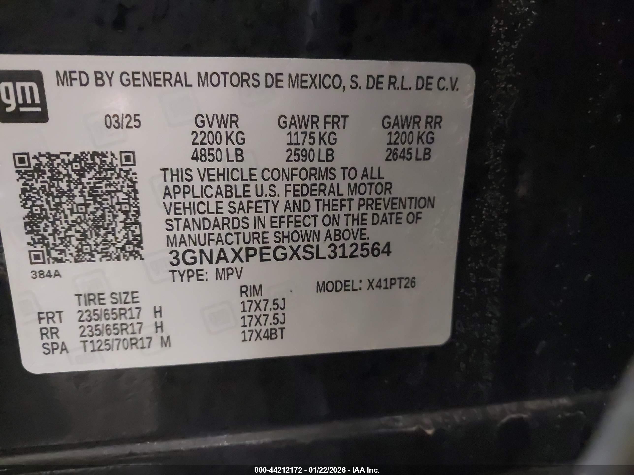 CHEVROLET EQUINOX image 9