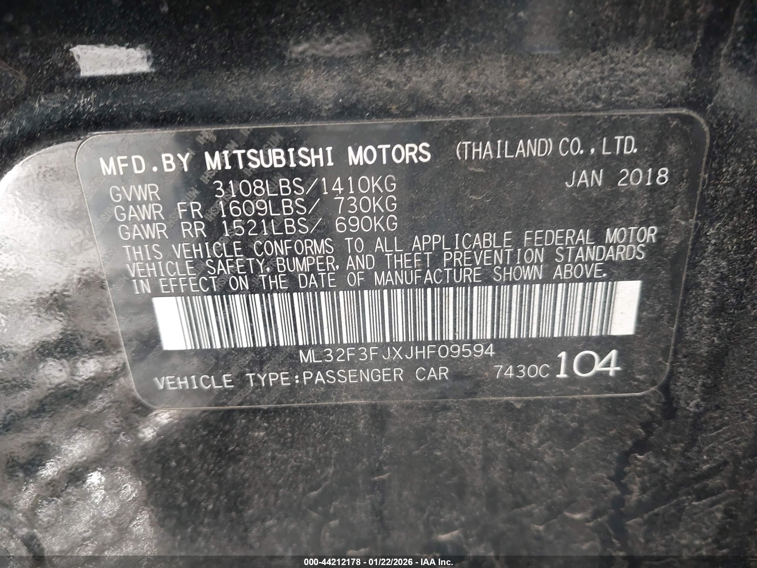 MITSUBISHI MIRAGE image 9