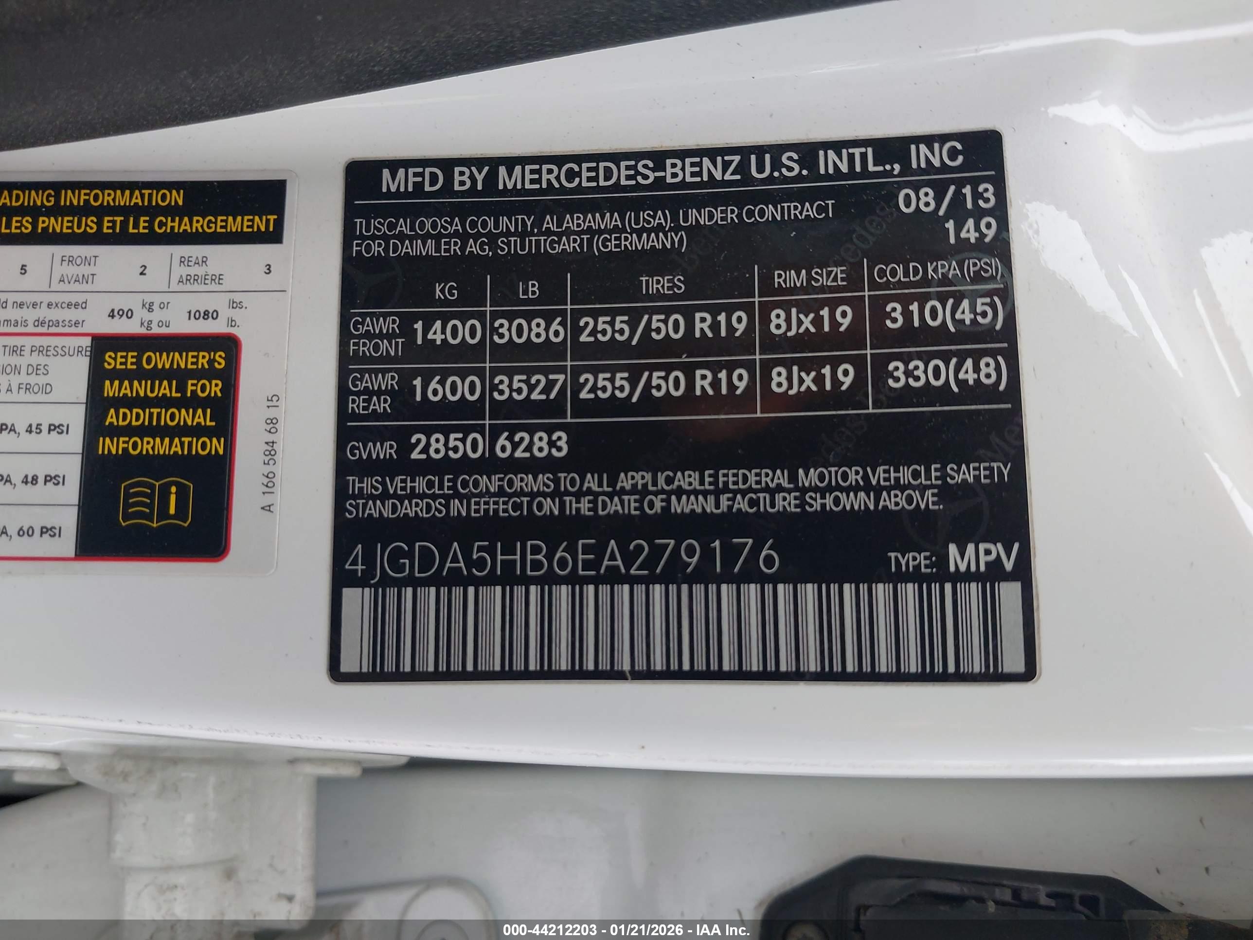 MERCEDES-BENZ ML image 9