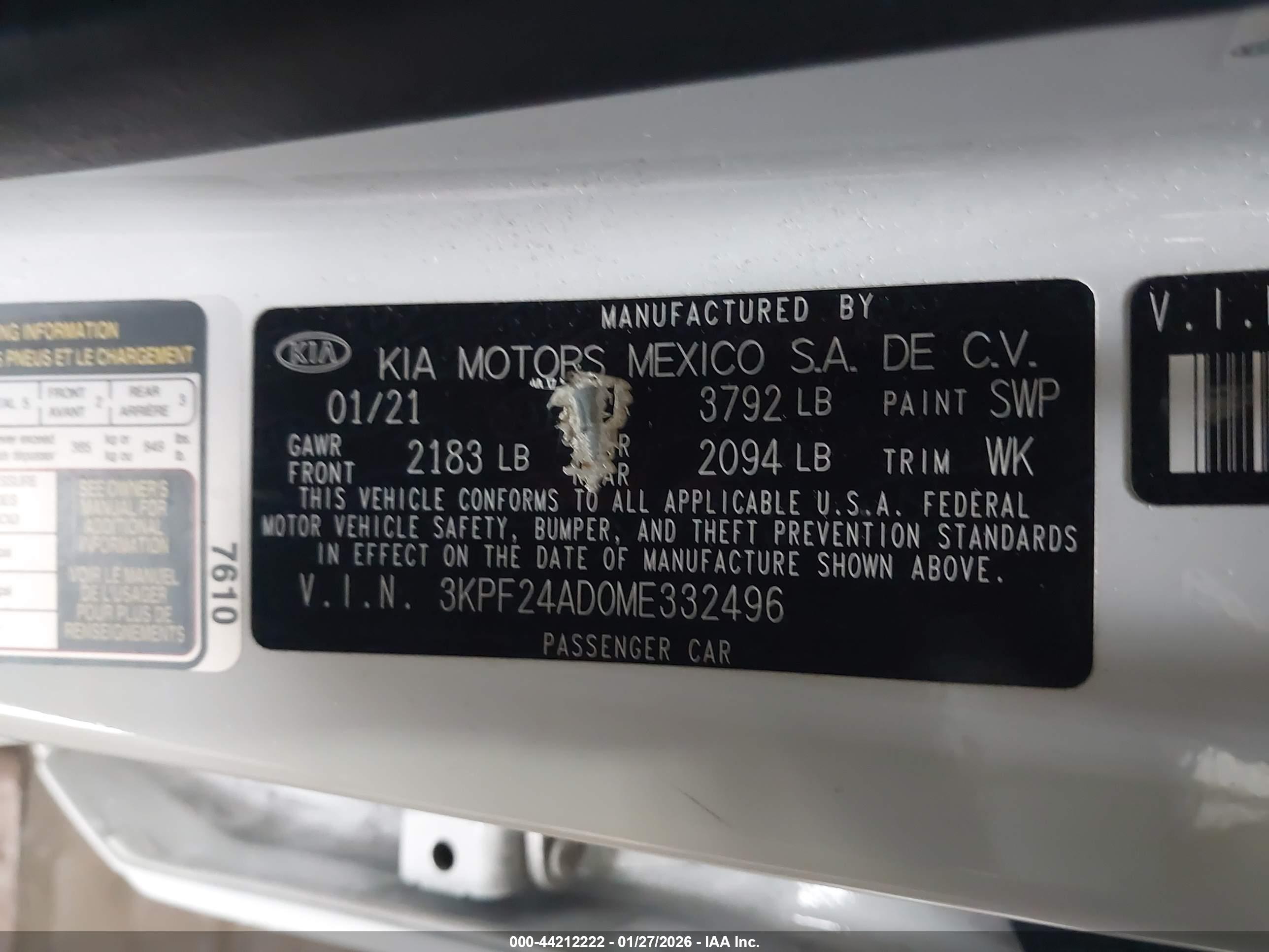 KIA FORTE image 9