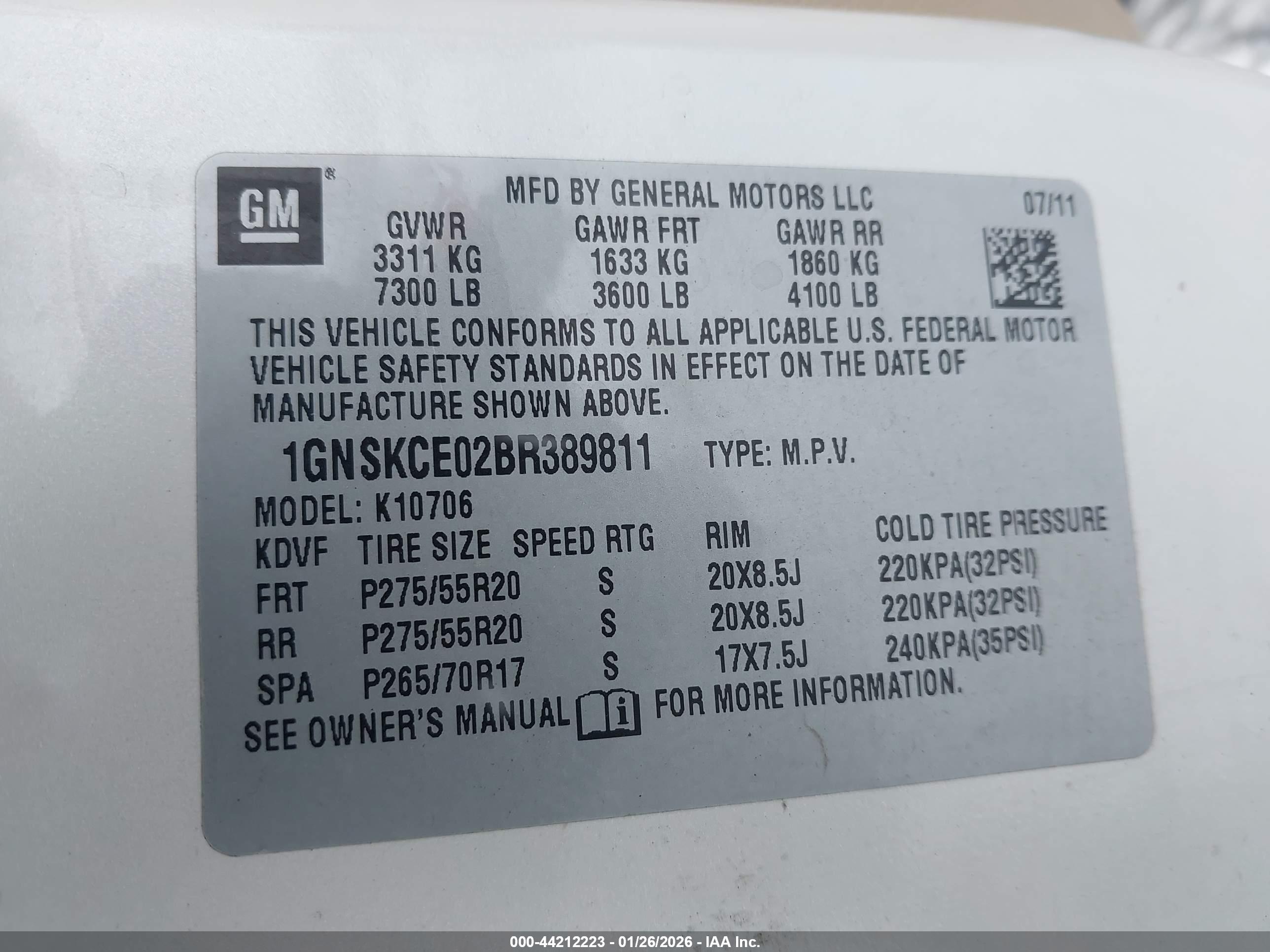 CHEVROLET TAHOE image 9