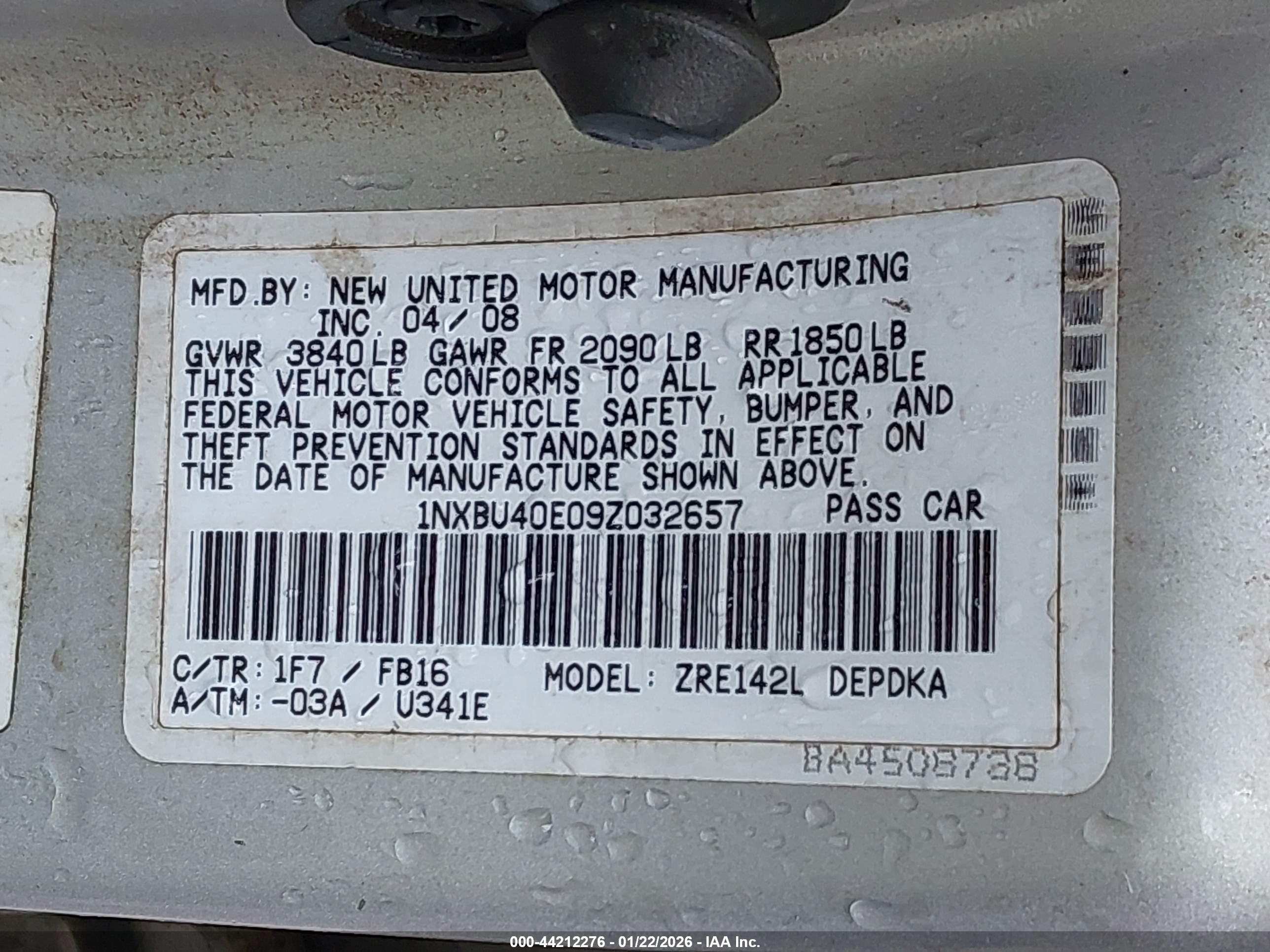 TOYOTA COROLLA image 9