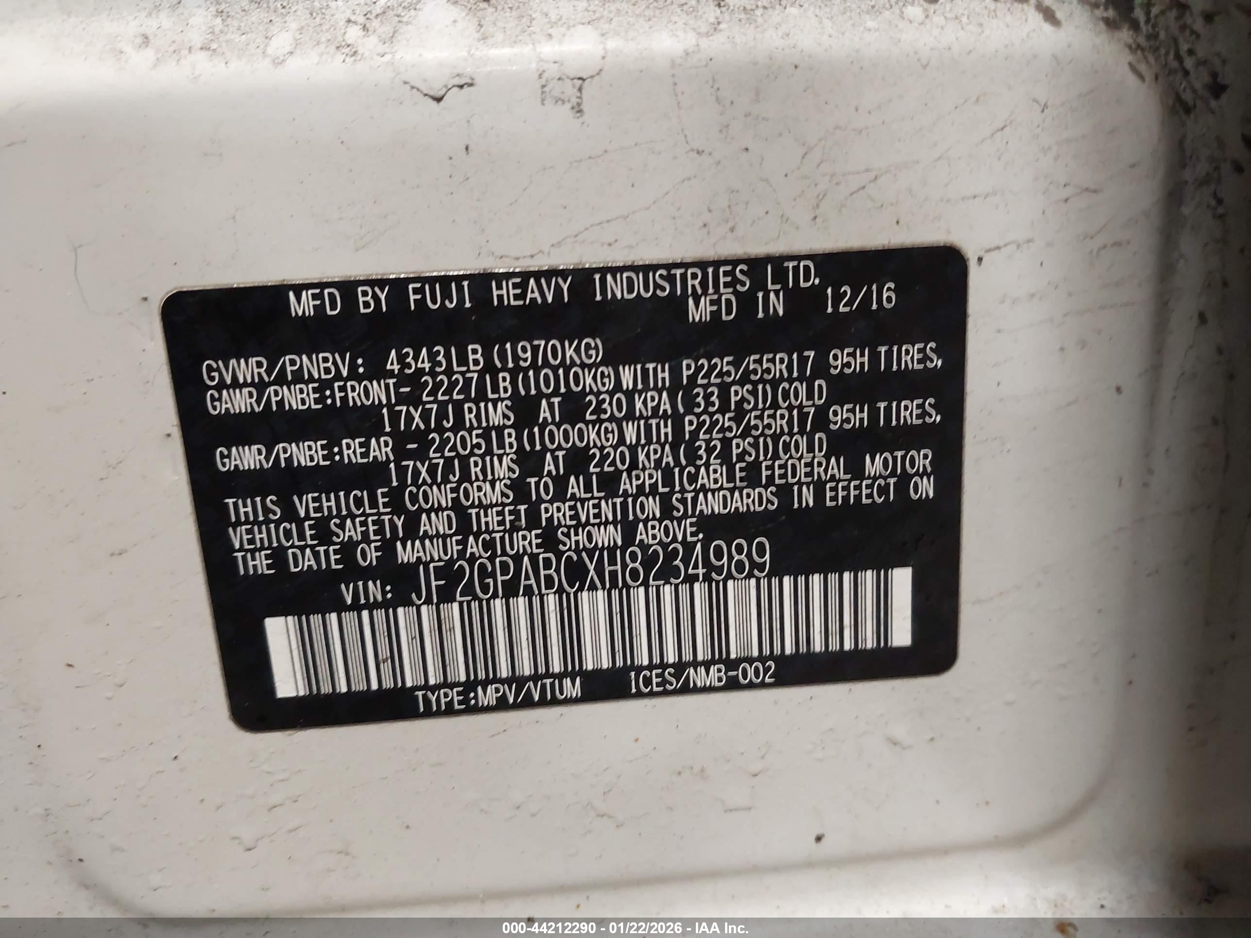 SUBARU CROSSTREK image 9