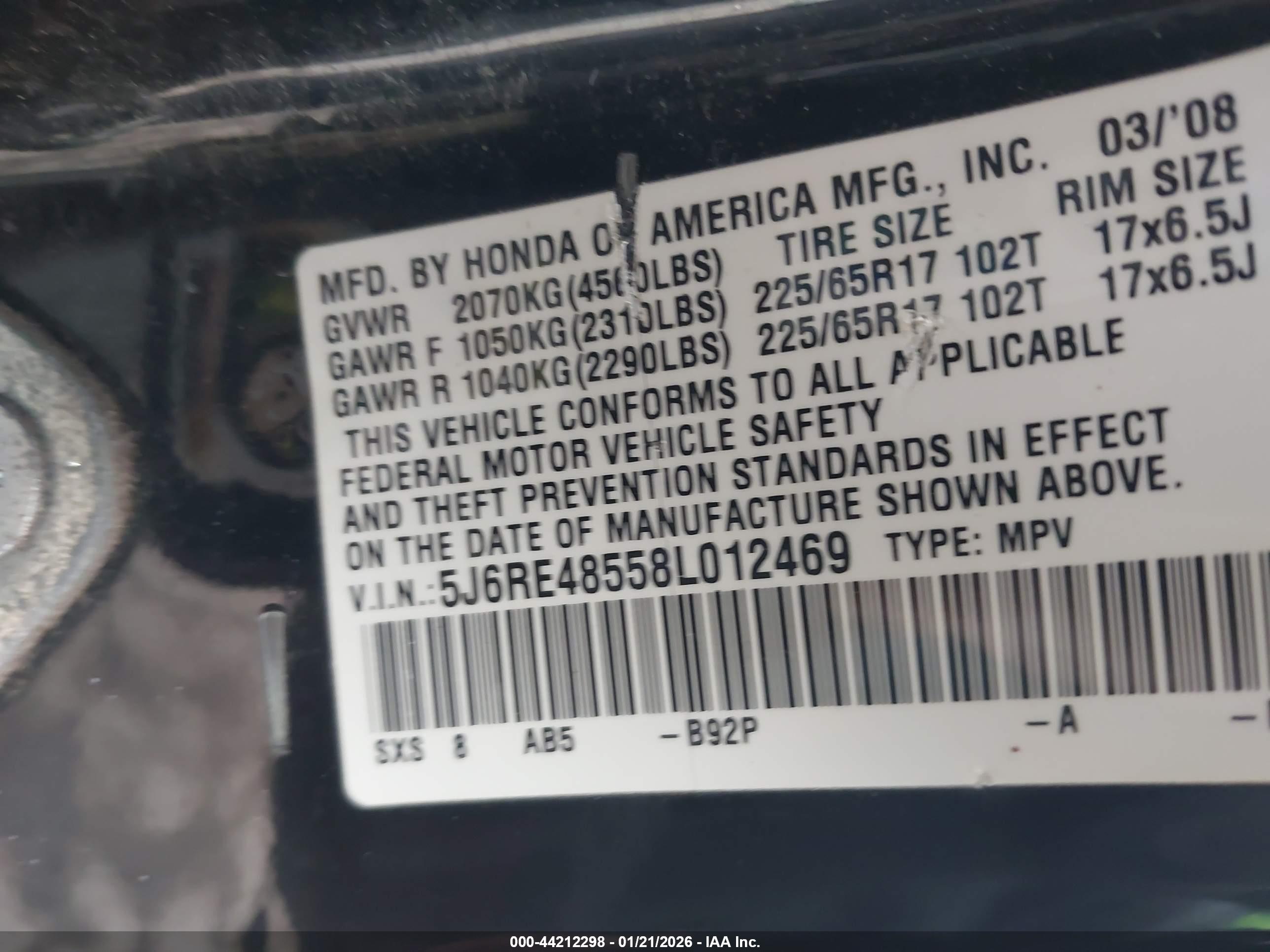 HONDA CR-V image 9