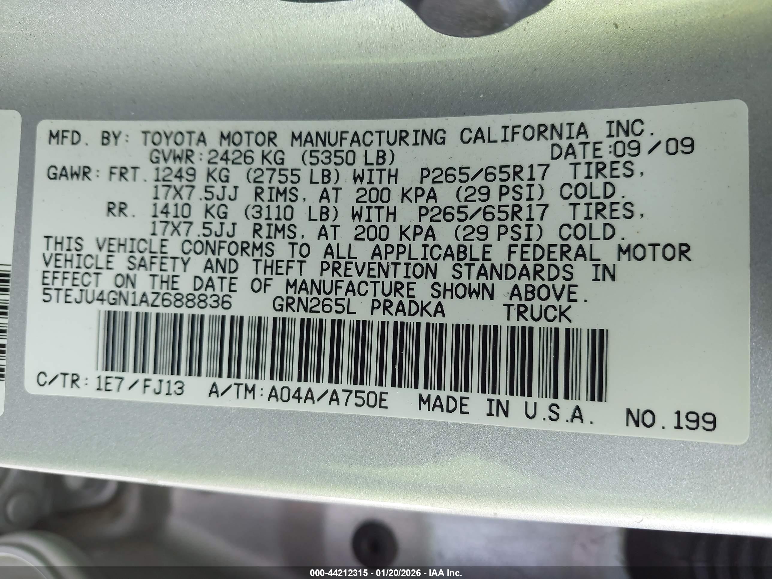 TOYOTA TACOMA image 9
