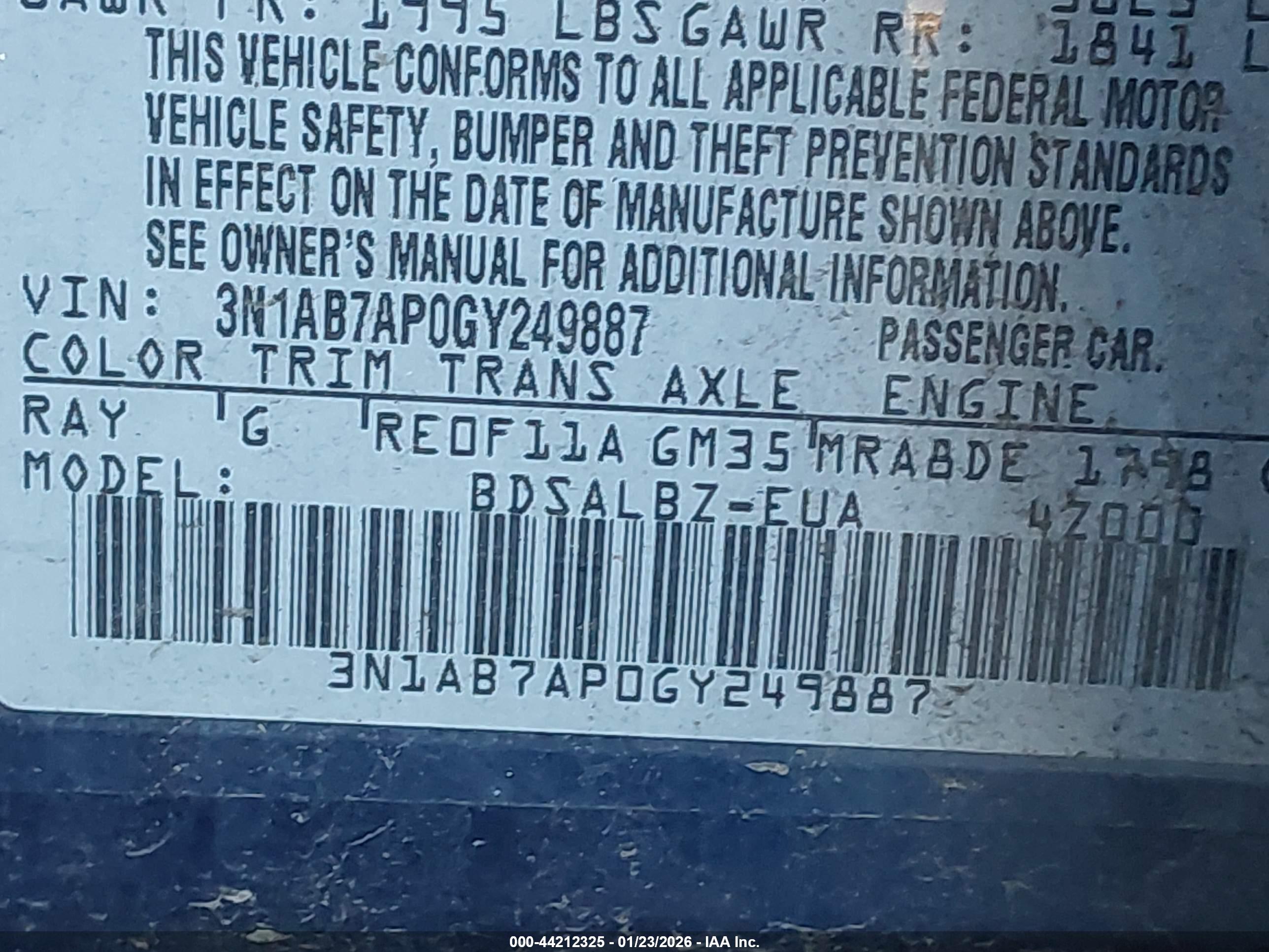 NISSAN SENTRA image 9