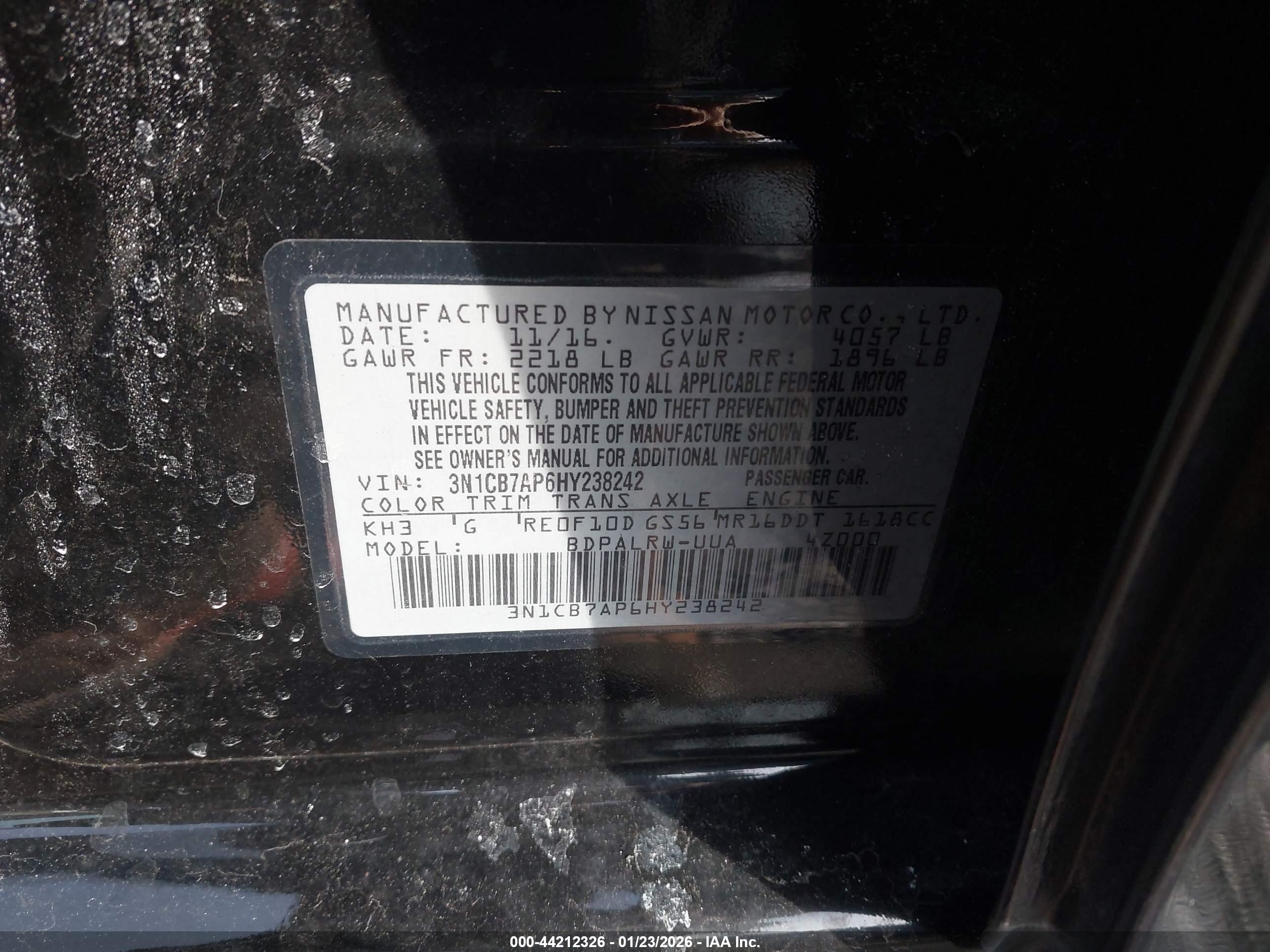 NISSAN SENTRA image 9