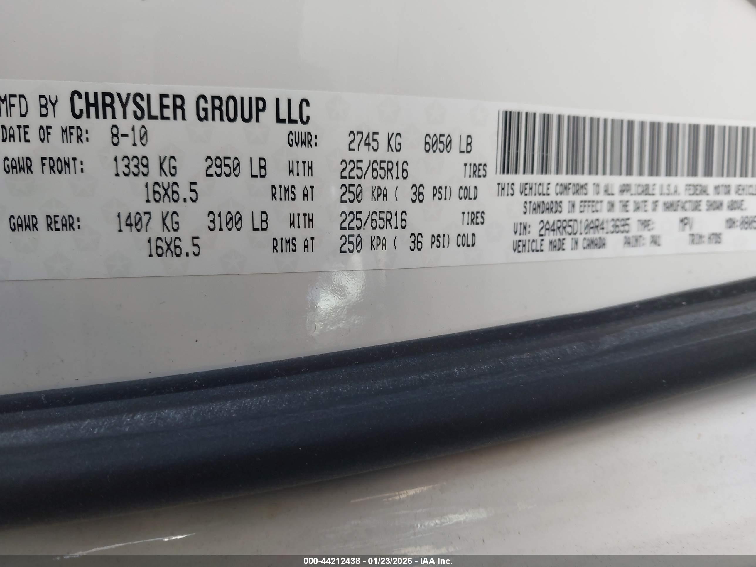 CHRYSLER TOWN image 9