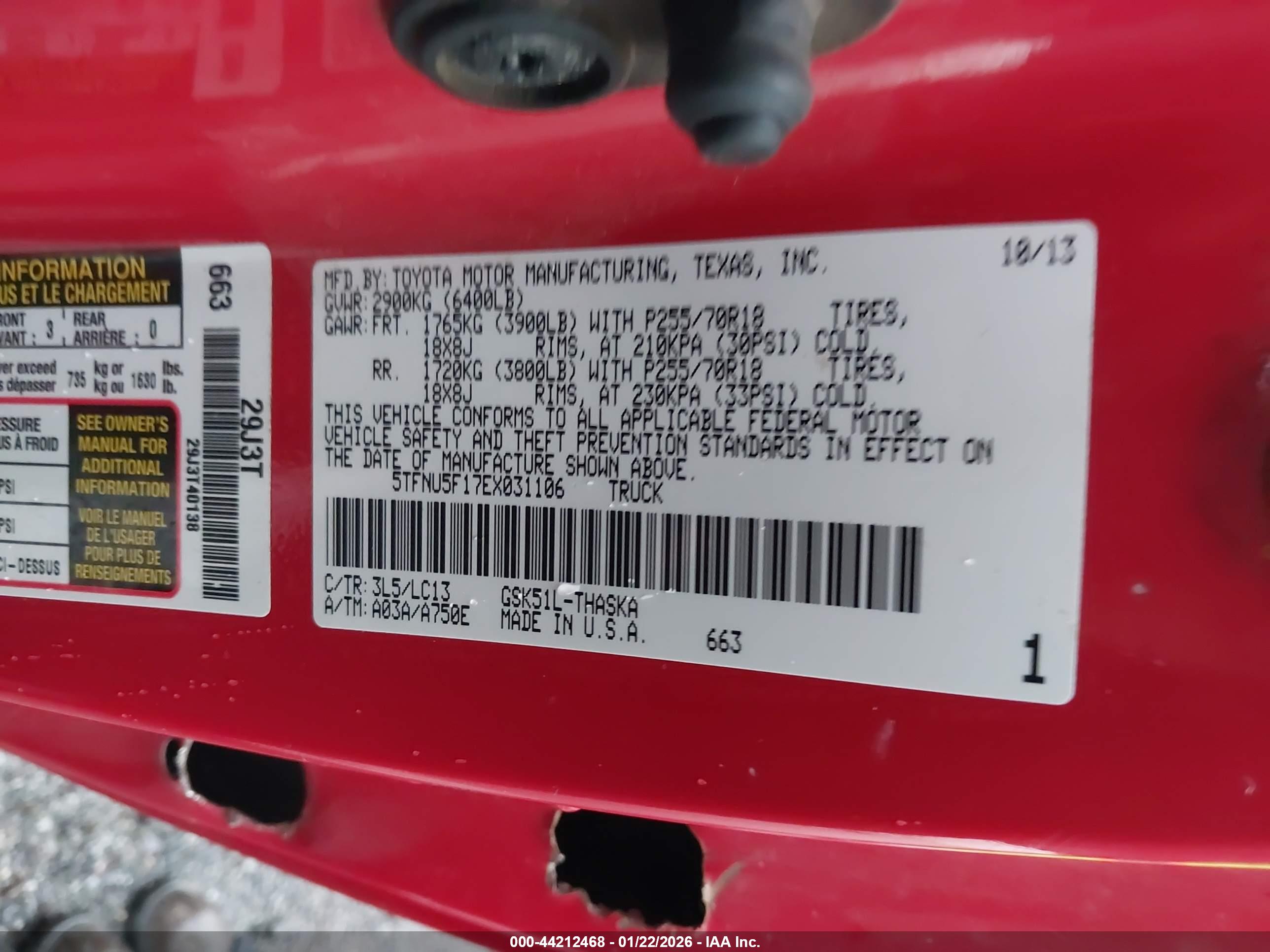 TOYOTA TUNDRA image 9