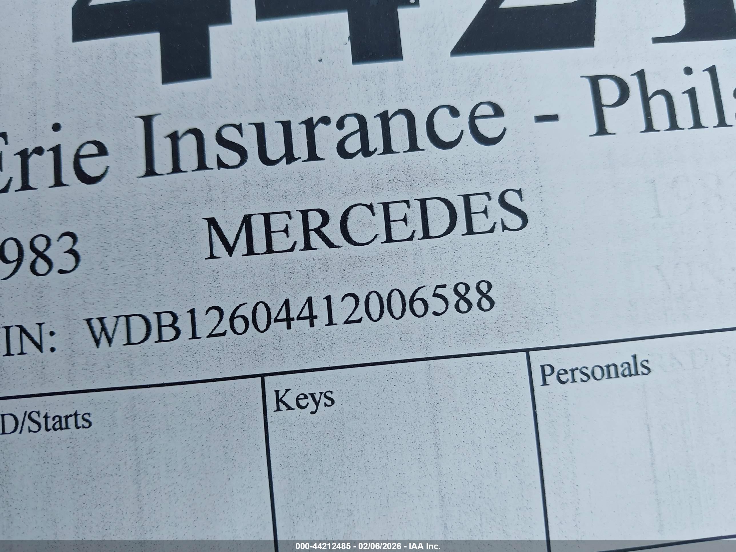 MERCEDES W126 image 9