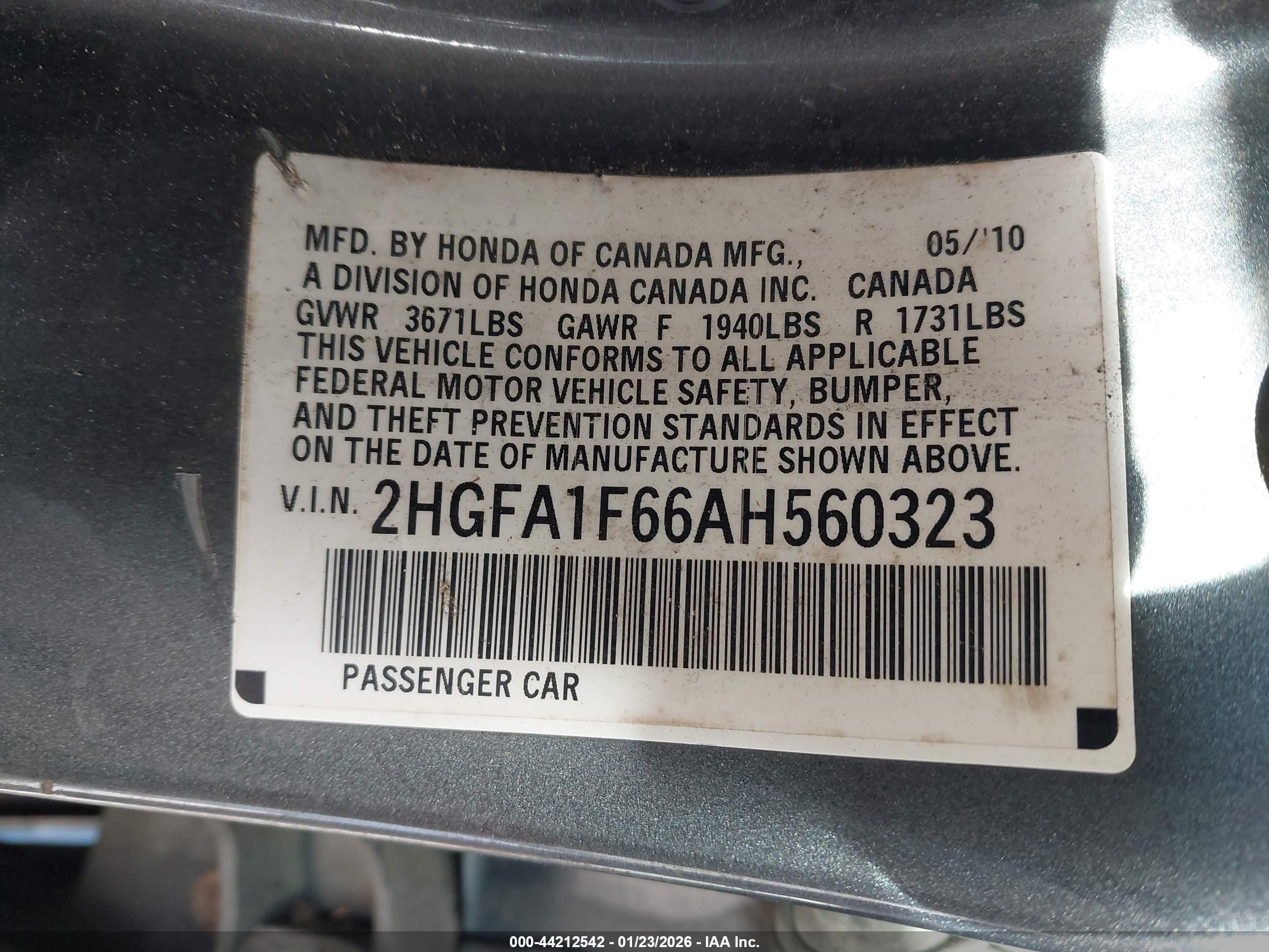 HONDA CIVIC image 9