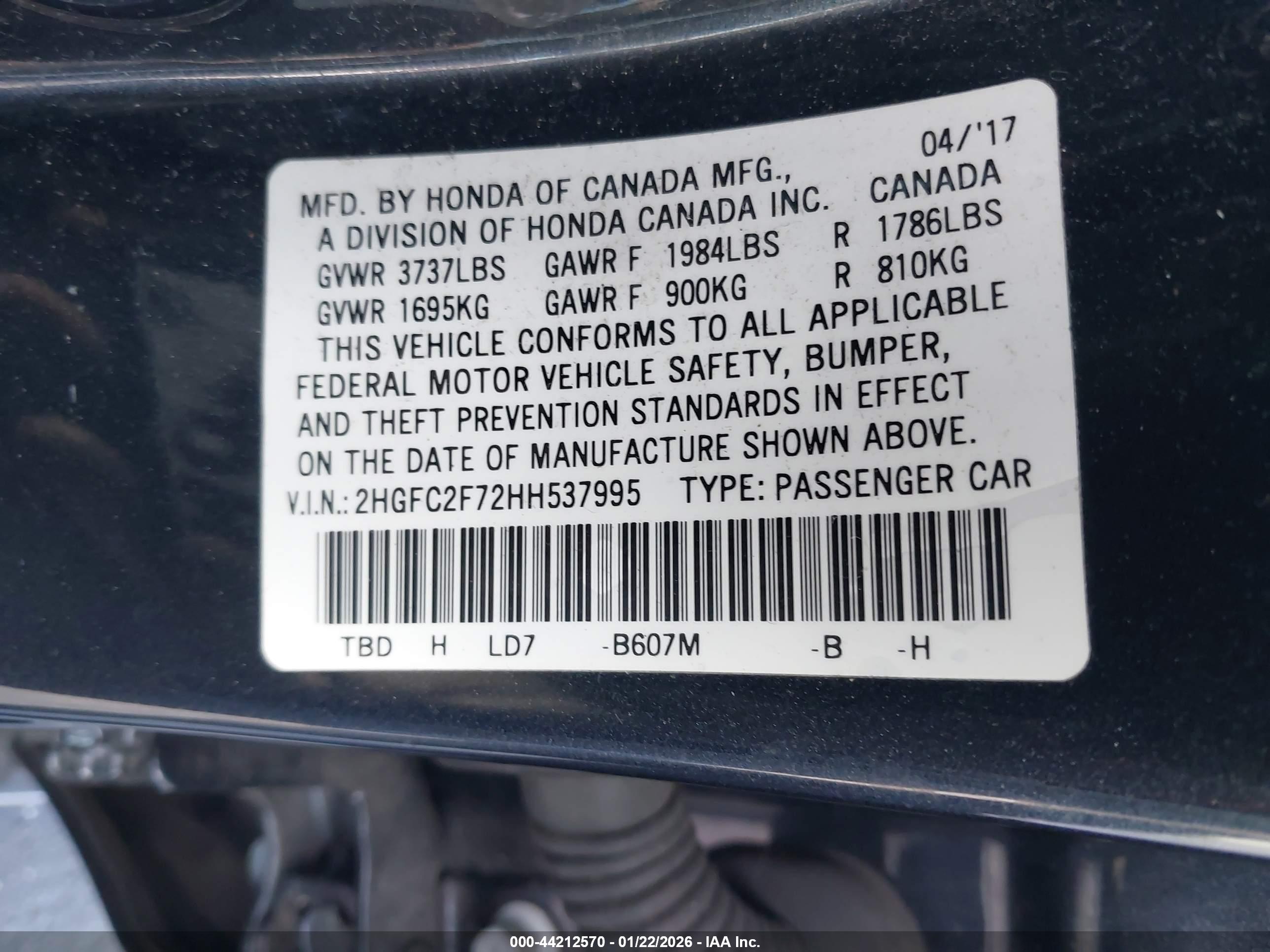 HONDA CIVIC image 9