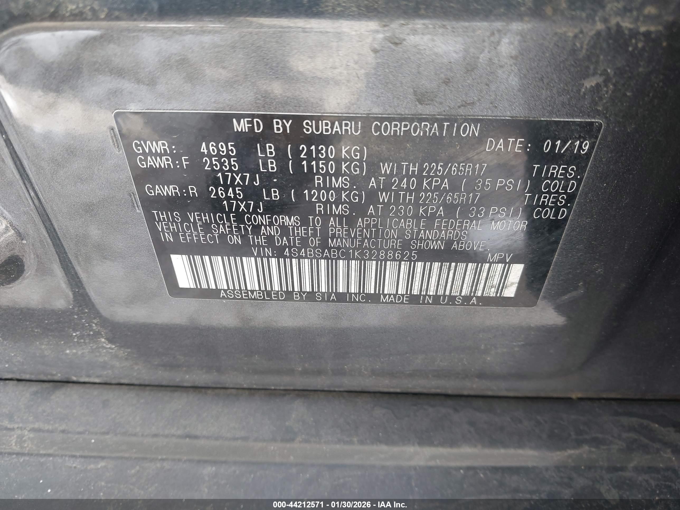 SUBARU OUTBACK image 9