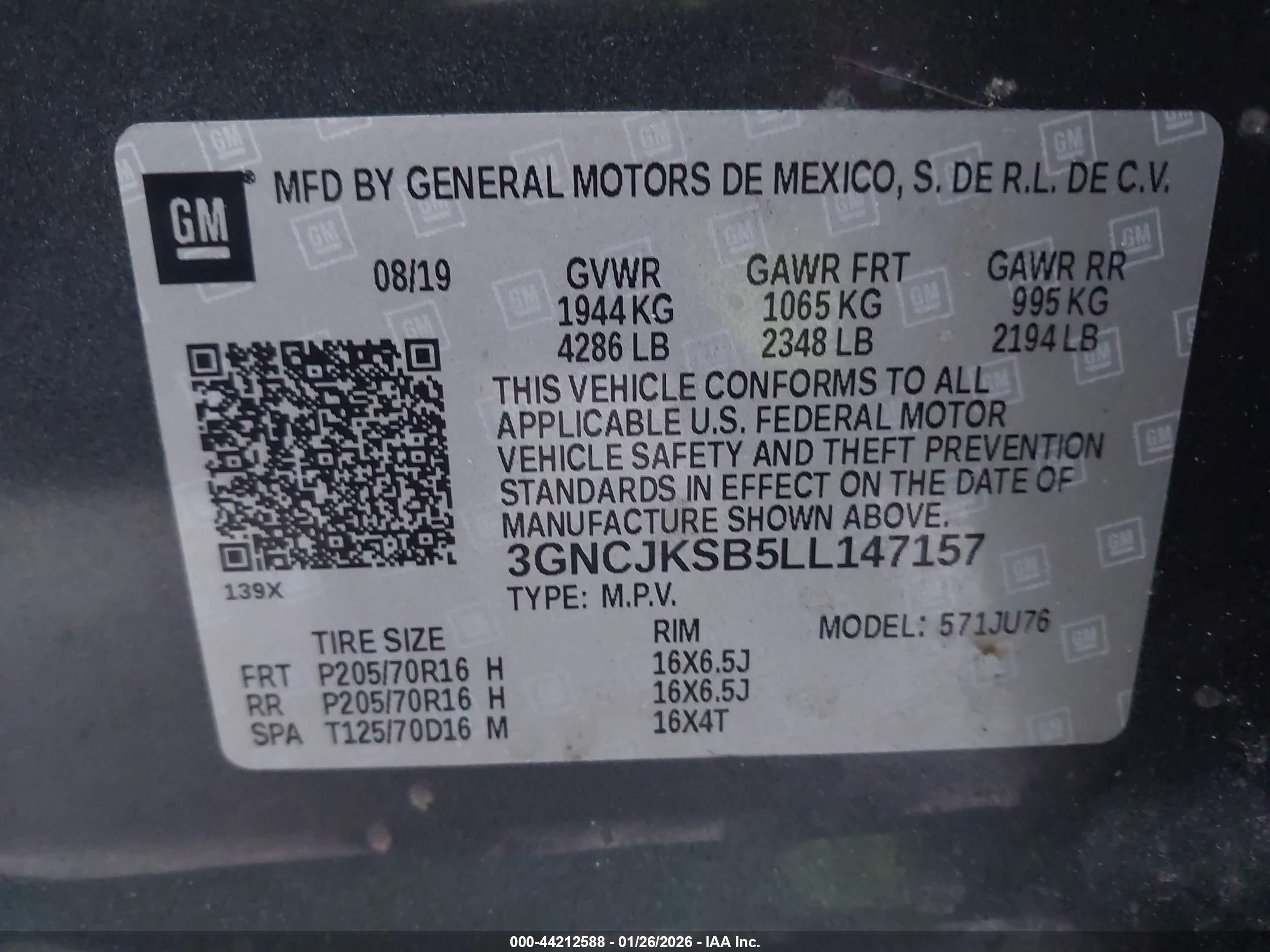 CHEVROLET TRAX image 9