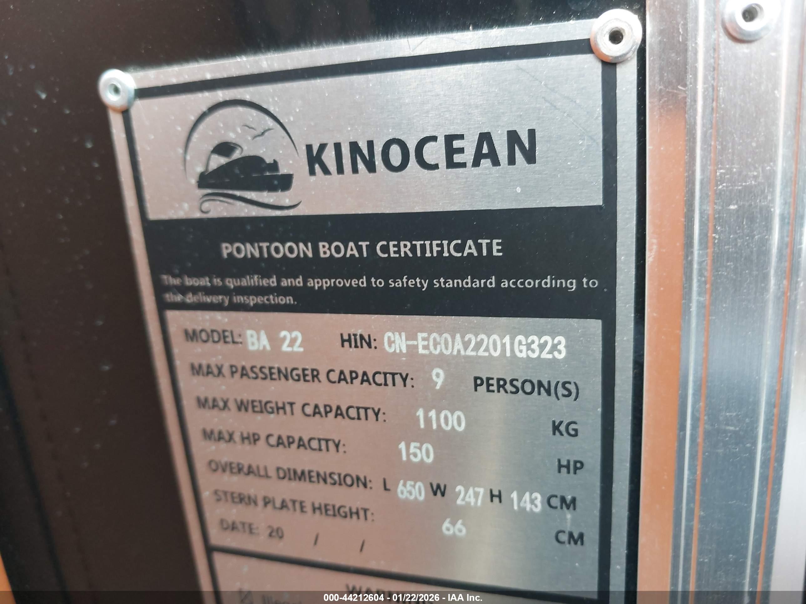 PONTOON KINOCEAN image 9