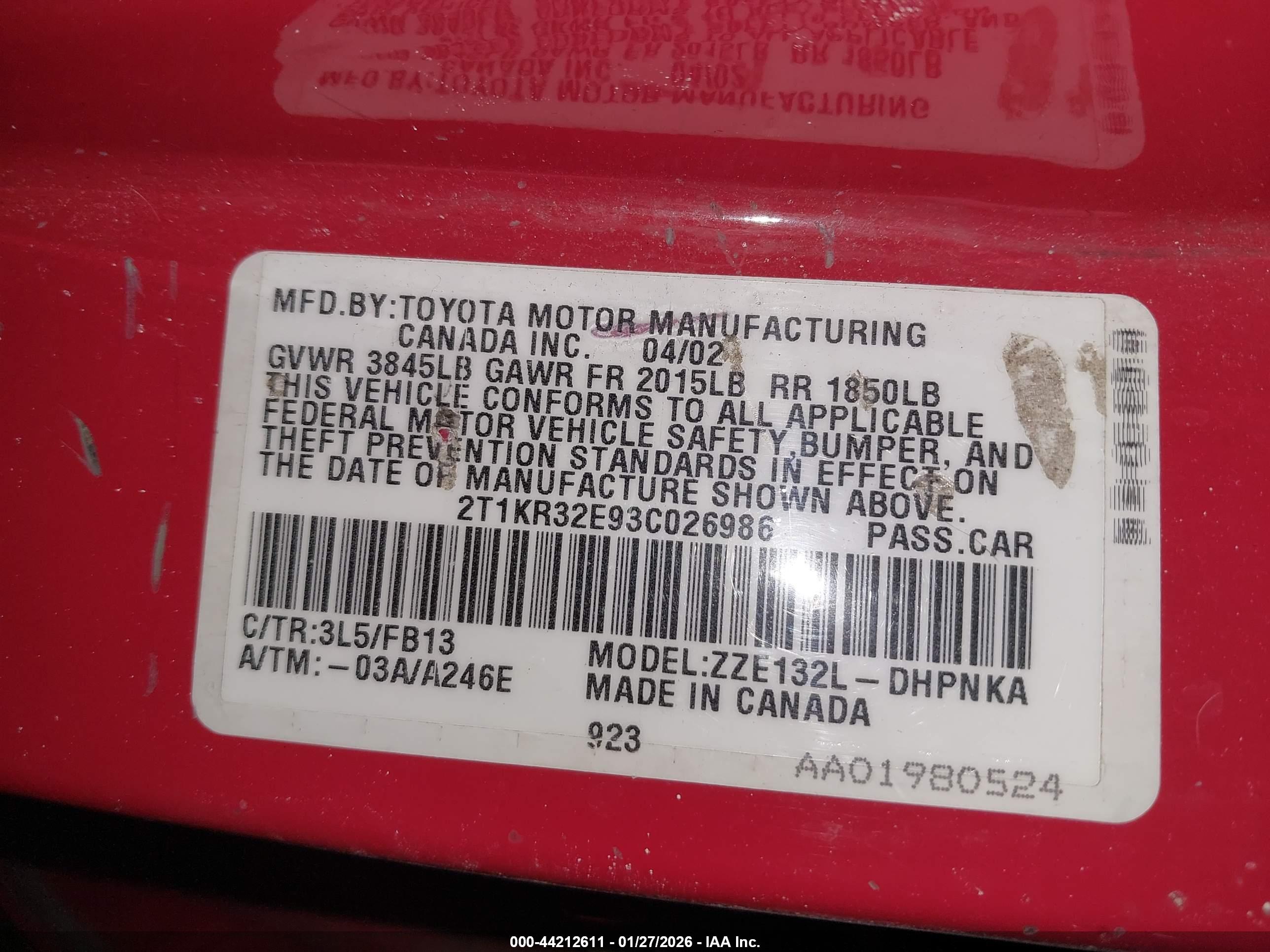 TOYOTA MATRIX image 9