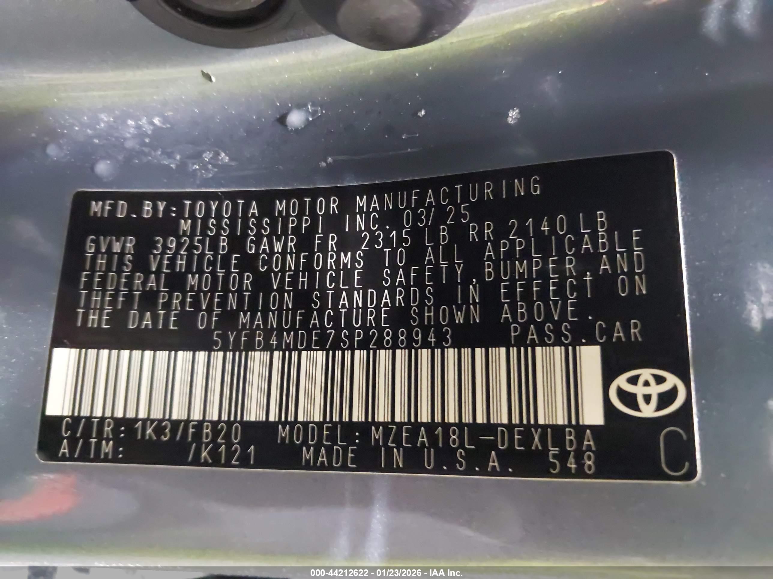 TOYOTA COROLLA image 9